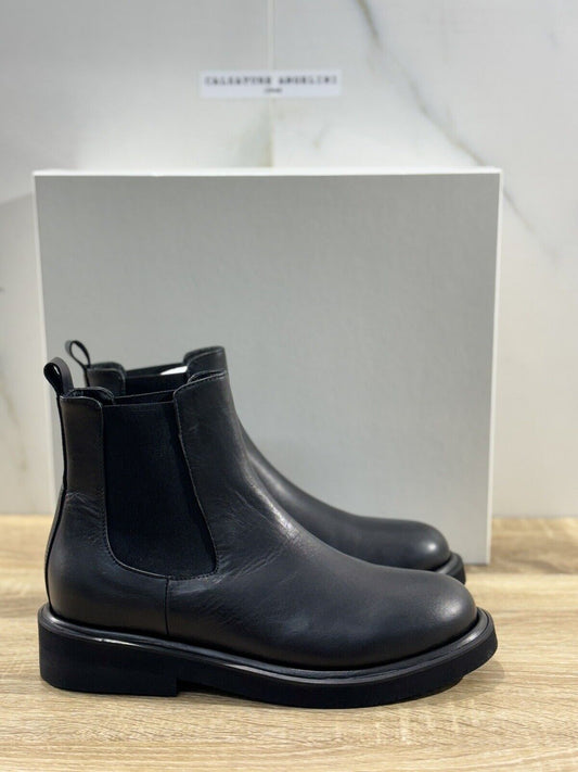 Animanera Venezia Chelsea Boot  Donna Pelle Nero Extralight Made In Italy 36