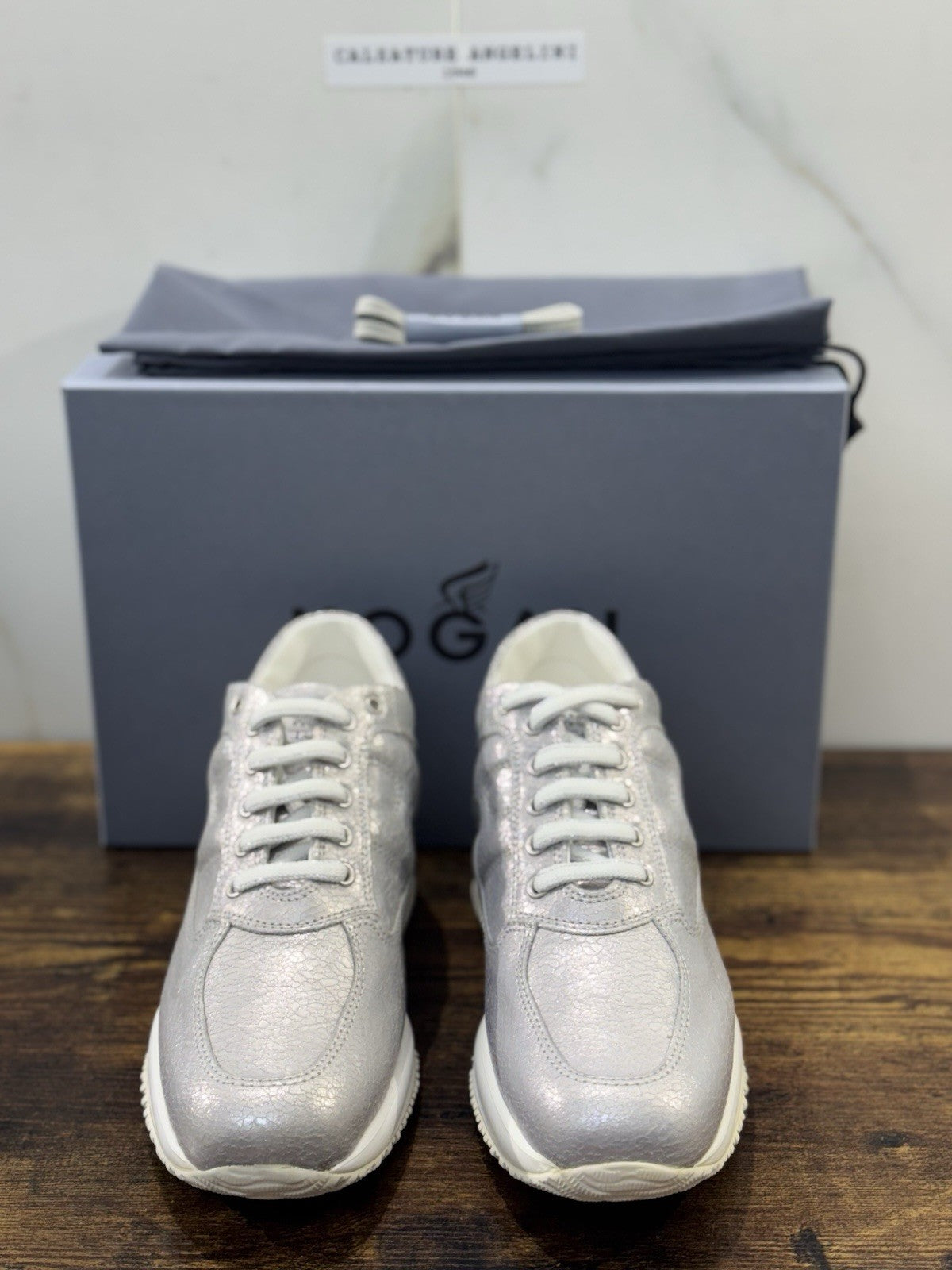 Hogan Interactive Pelle Argento   Casual Hogan Donna 35