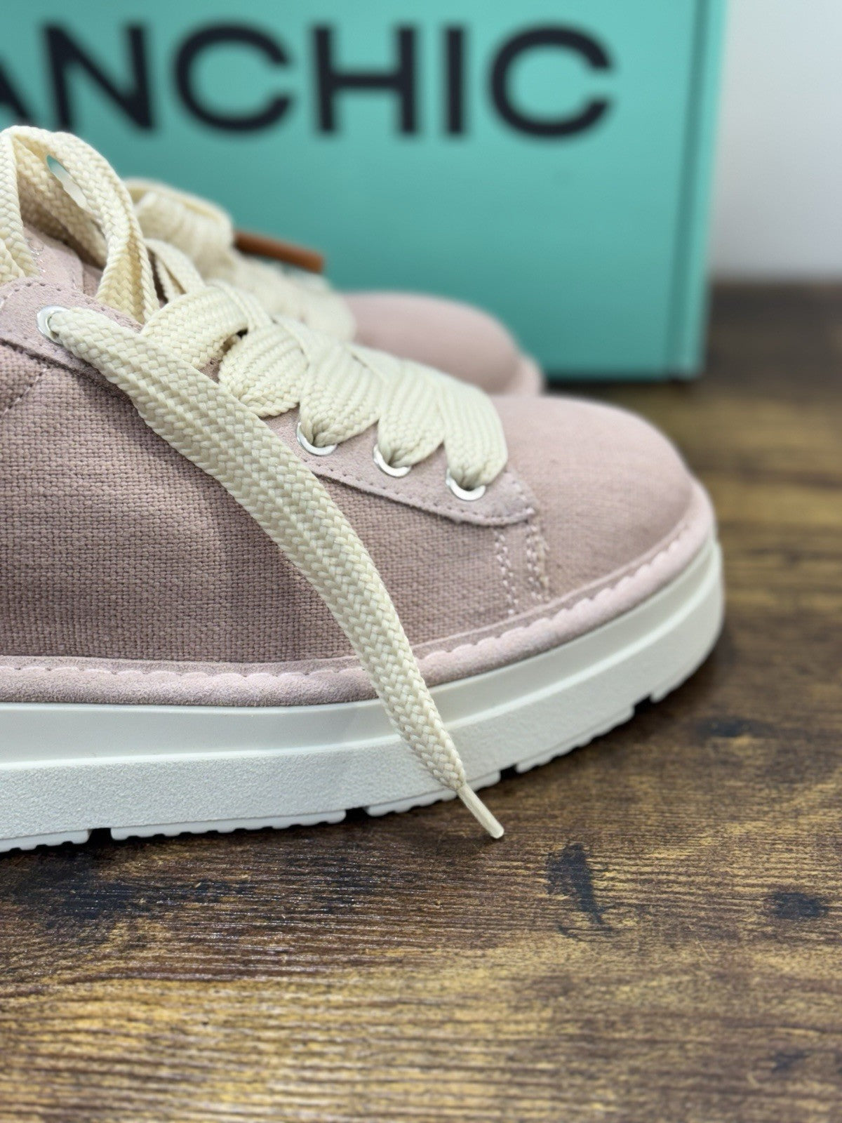 Panchic Sneaker Pelle  Donna Linen Pink   Casual Panchic 39