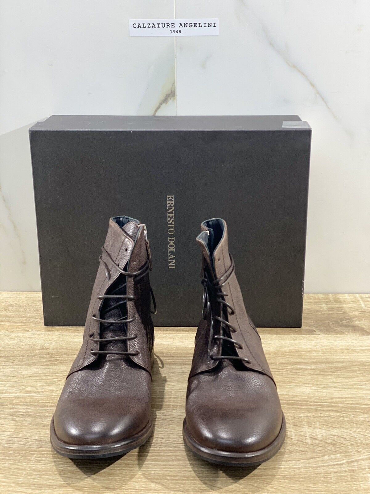 Ernesto Dolani Anfibio Uomo Coffee  Luxury 2810    Men Boot Dolani 39