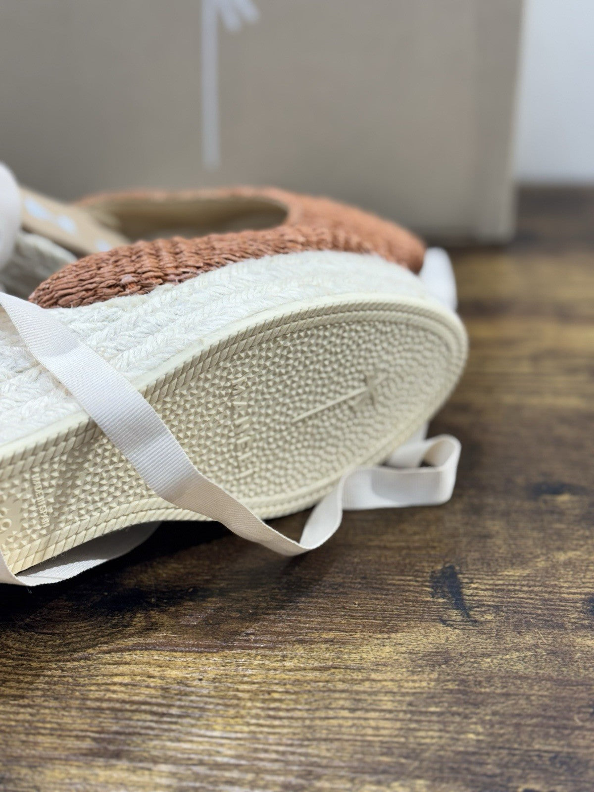 Manebi Espadrilles Suede Orange Rust  Zeppa Casual Manebi Shoes Donna 41