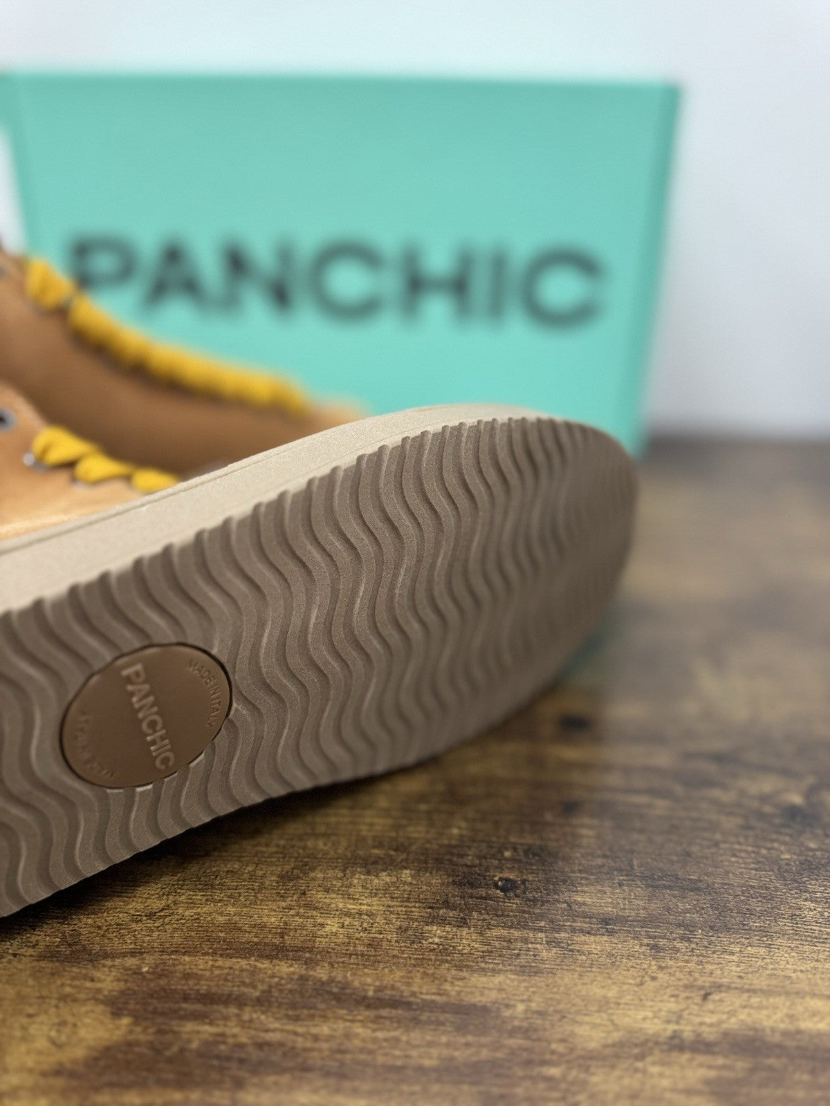 Panchic Ankle Boot Suede Brown Sugar Casual Boot Uomo 43