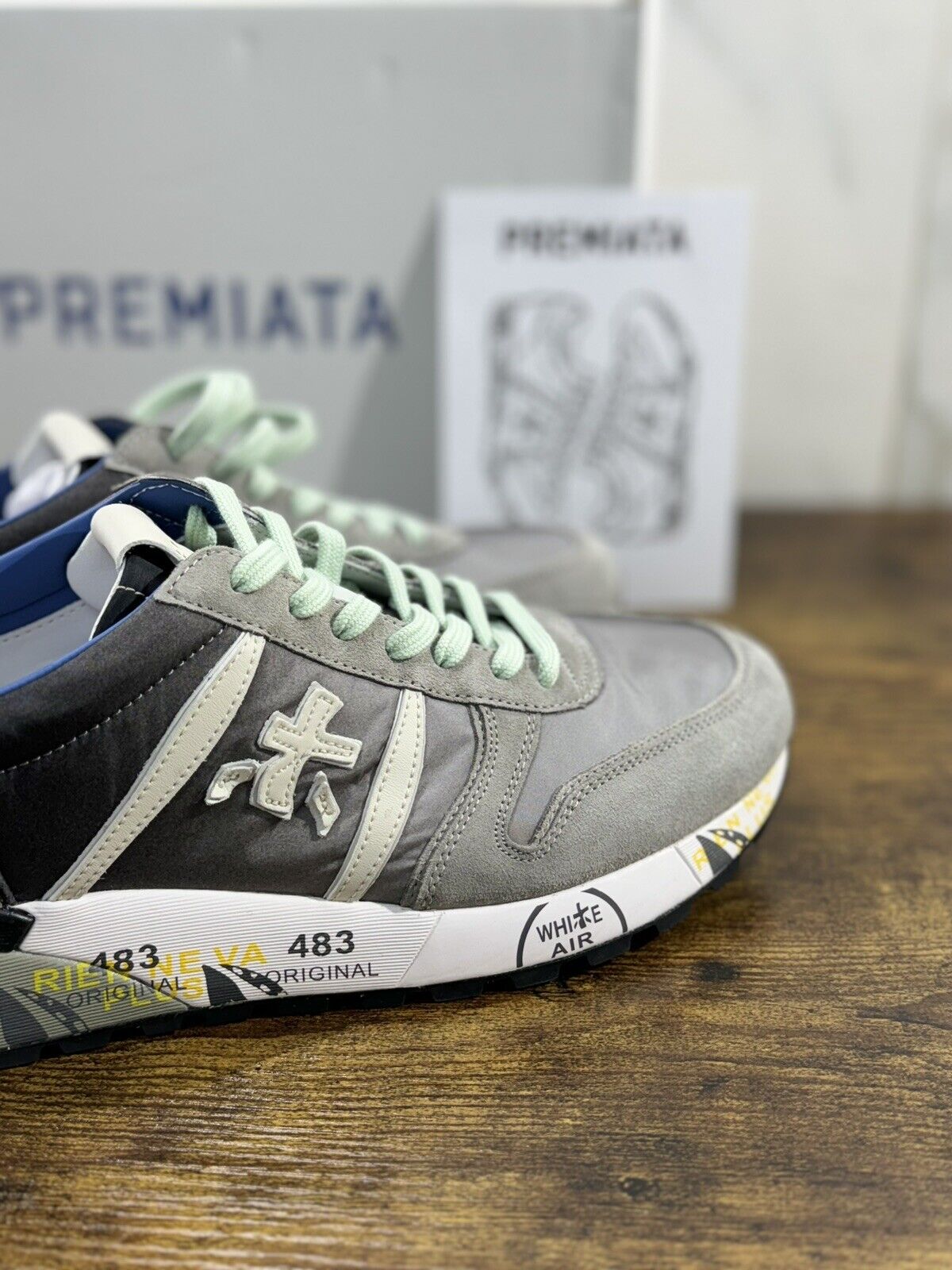 Premiata Lander  Sneaker Uomo Bianco Grey   Casual Premiata 44