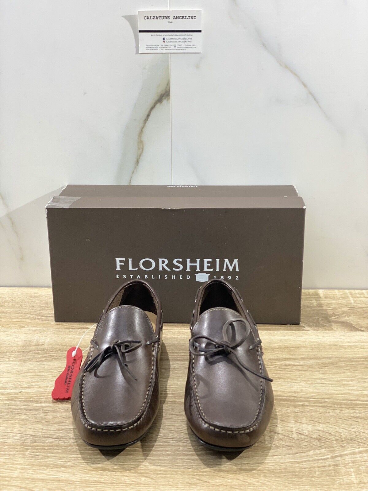 Florsheim Mocassino Uomo in pelle marrone driver shoes 40