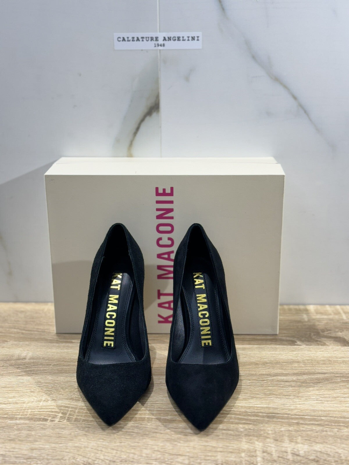 Kat Maconie Decollete’  Donna  Lidia    Suede    Nero Luxury Kat Maconie 37