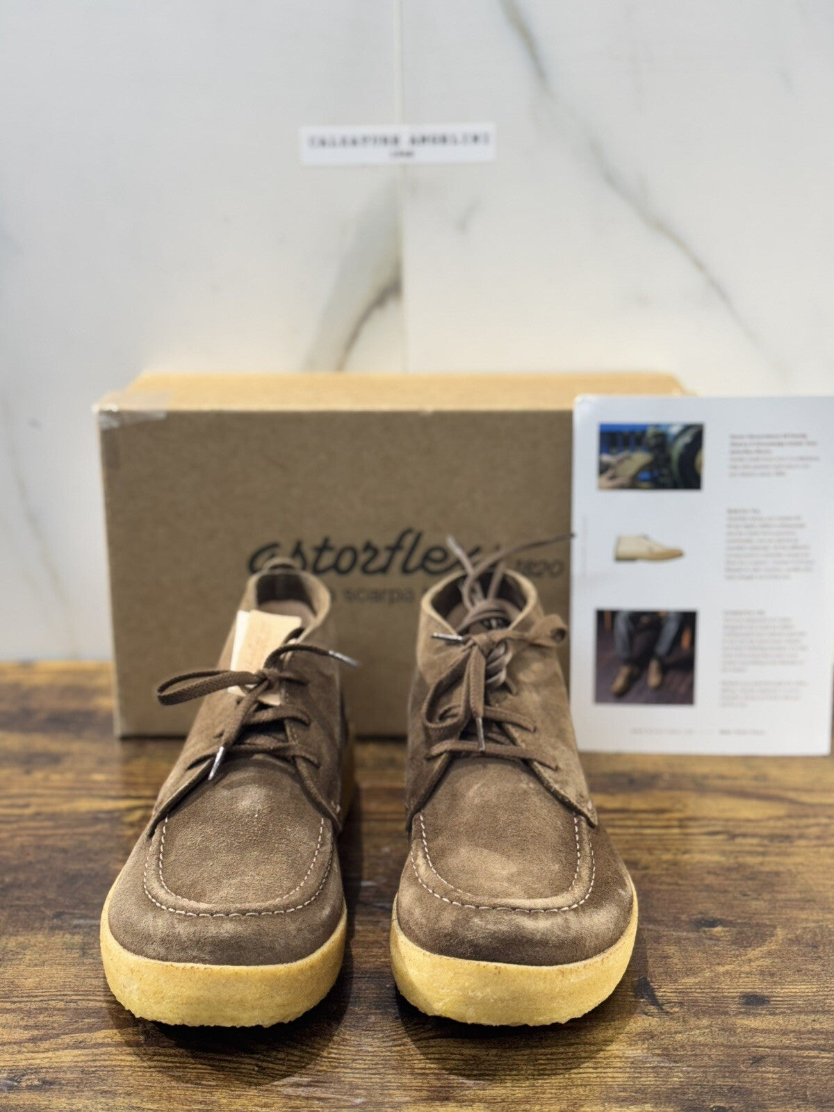 Astorflex Polacchino Uomo Akiflex Suede Dark Khaki Casual Boot Uomo 40