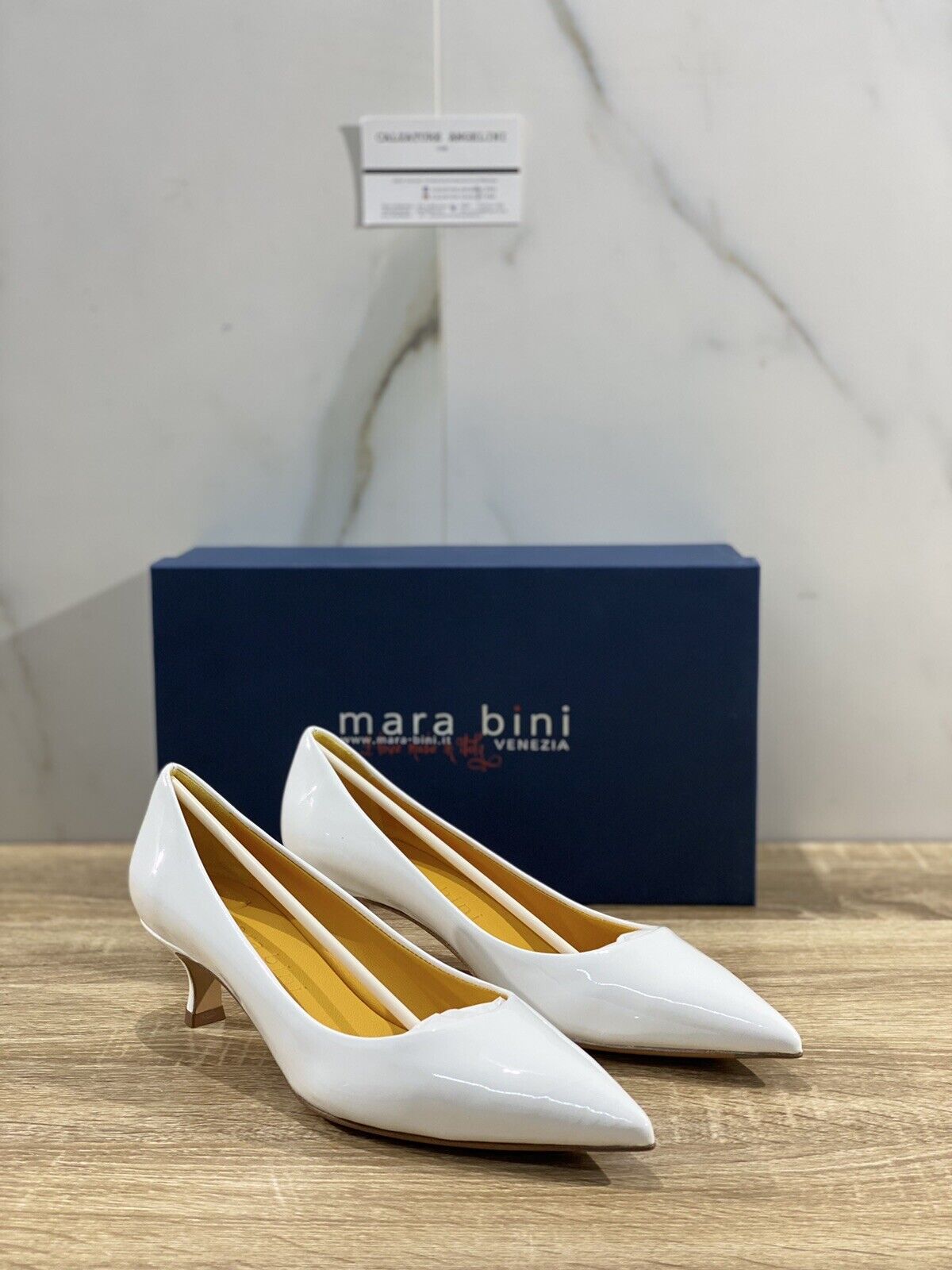 Mara Bini Decolte’ Donna L820 In Naplak Bianco Luxury Handamde In Italy 36.5