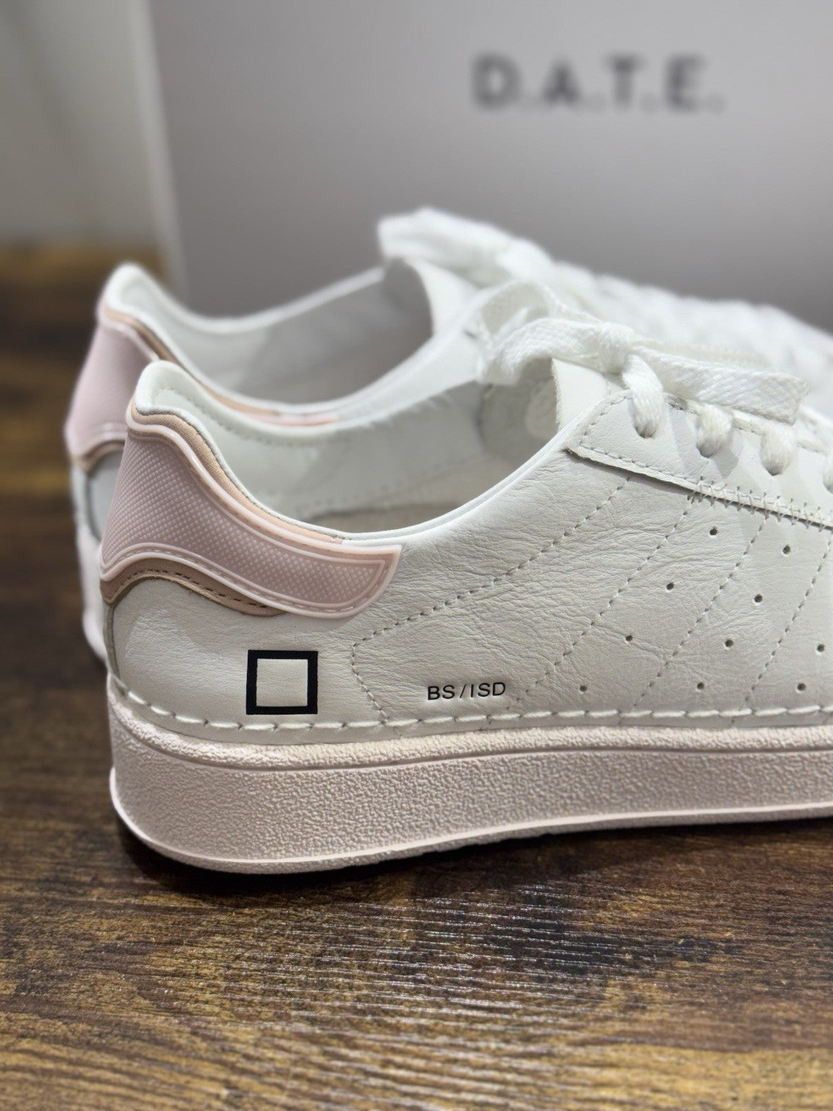 D.A.T.E Base Island  Sneaker Bianca Pink Causal Scarpa Donna 38