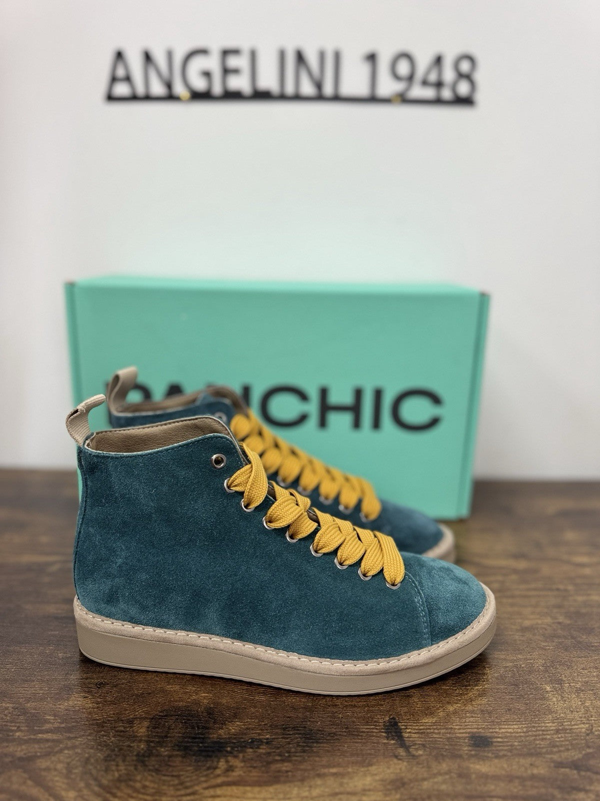 Panchic Ankle Boot Suede Cobalto Casual Boot Uomo 40