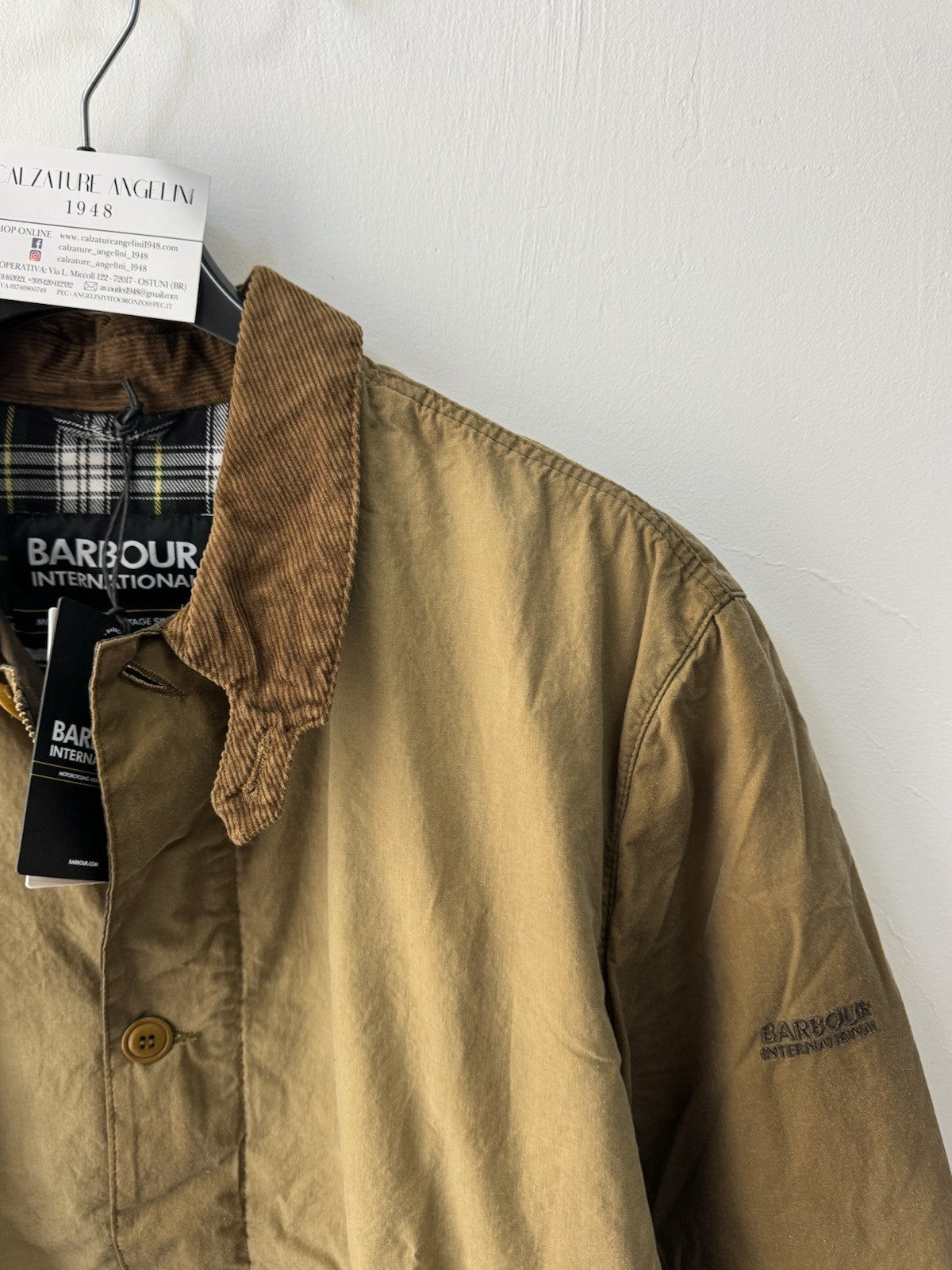 Barbour International Troon Washed Wax Jacket   Uomo Xl