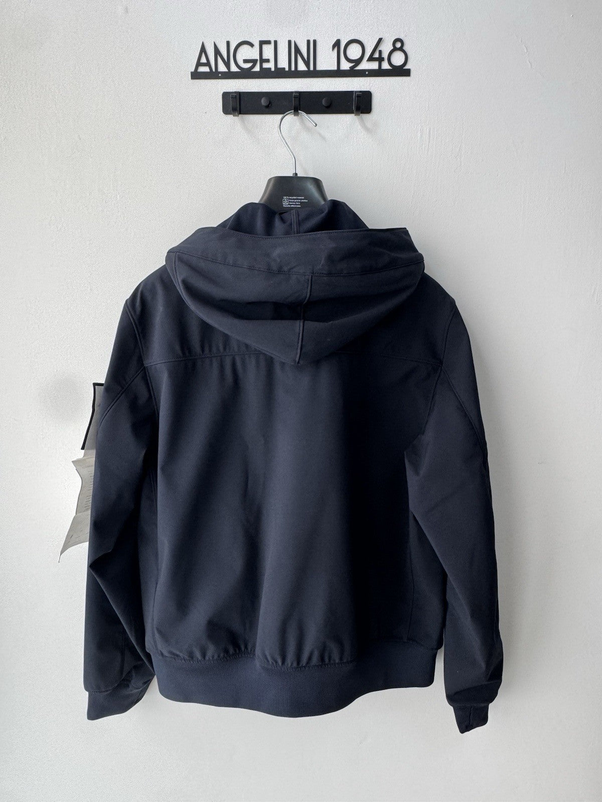 Stone Island Short Parka Light Soft Shell R E . DYE  Blu Icon Jacket Uomo M