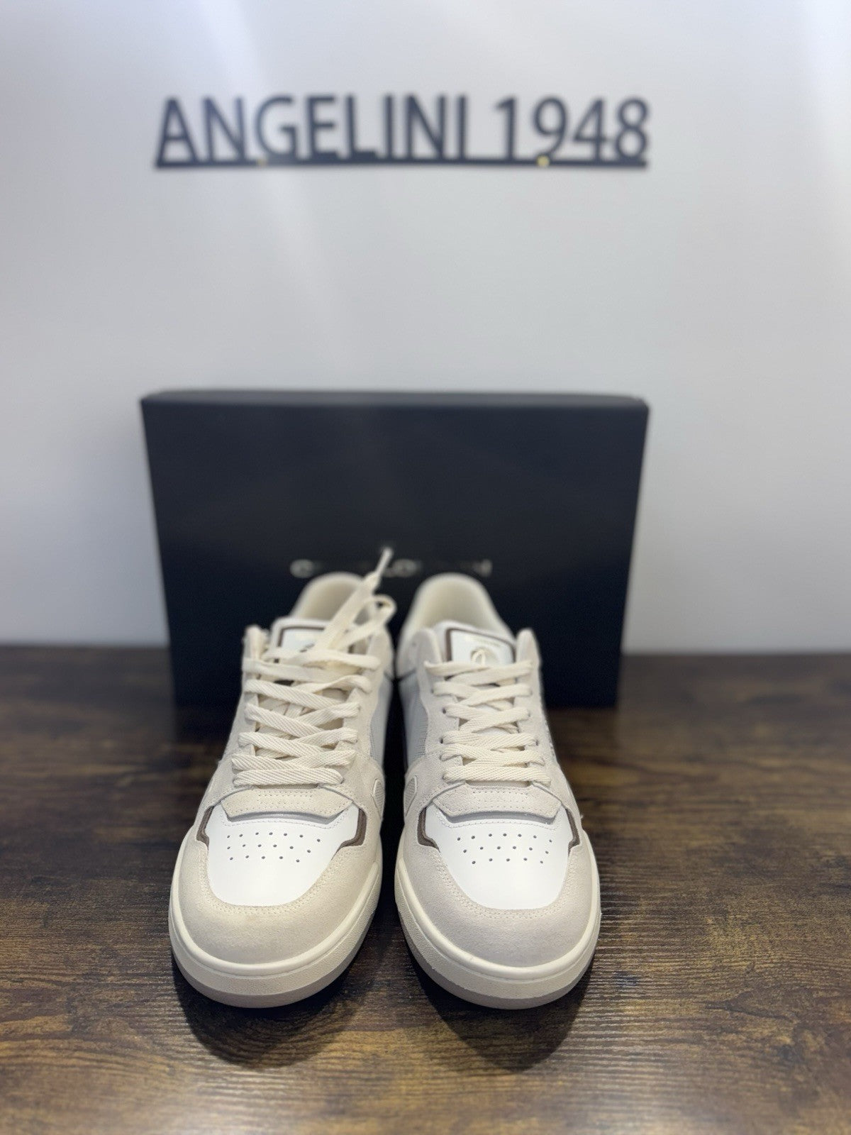 Crime London Sneaker Chelsea  Pelle  Suede Bianca Causal Uomo 44
