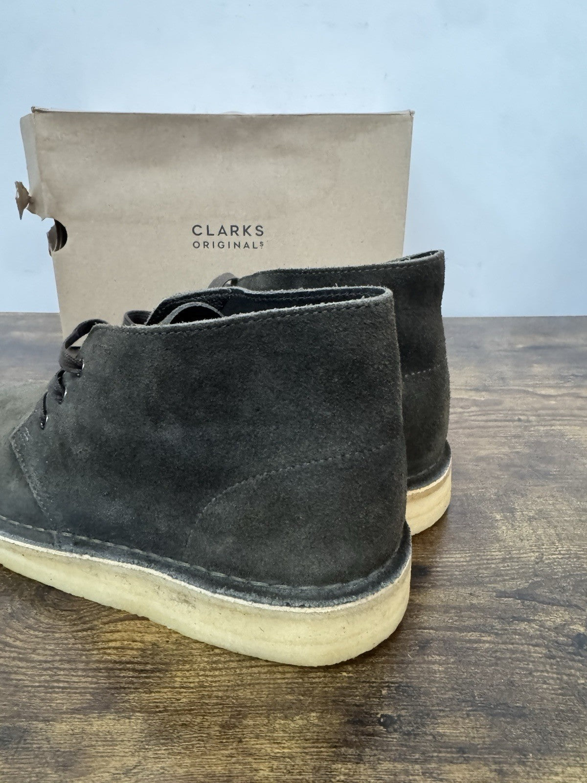 clarks desert Coal  Suede Olive  Causal Uomo 42