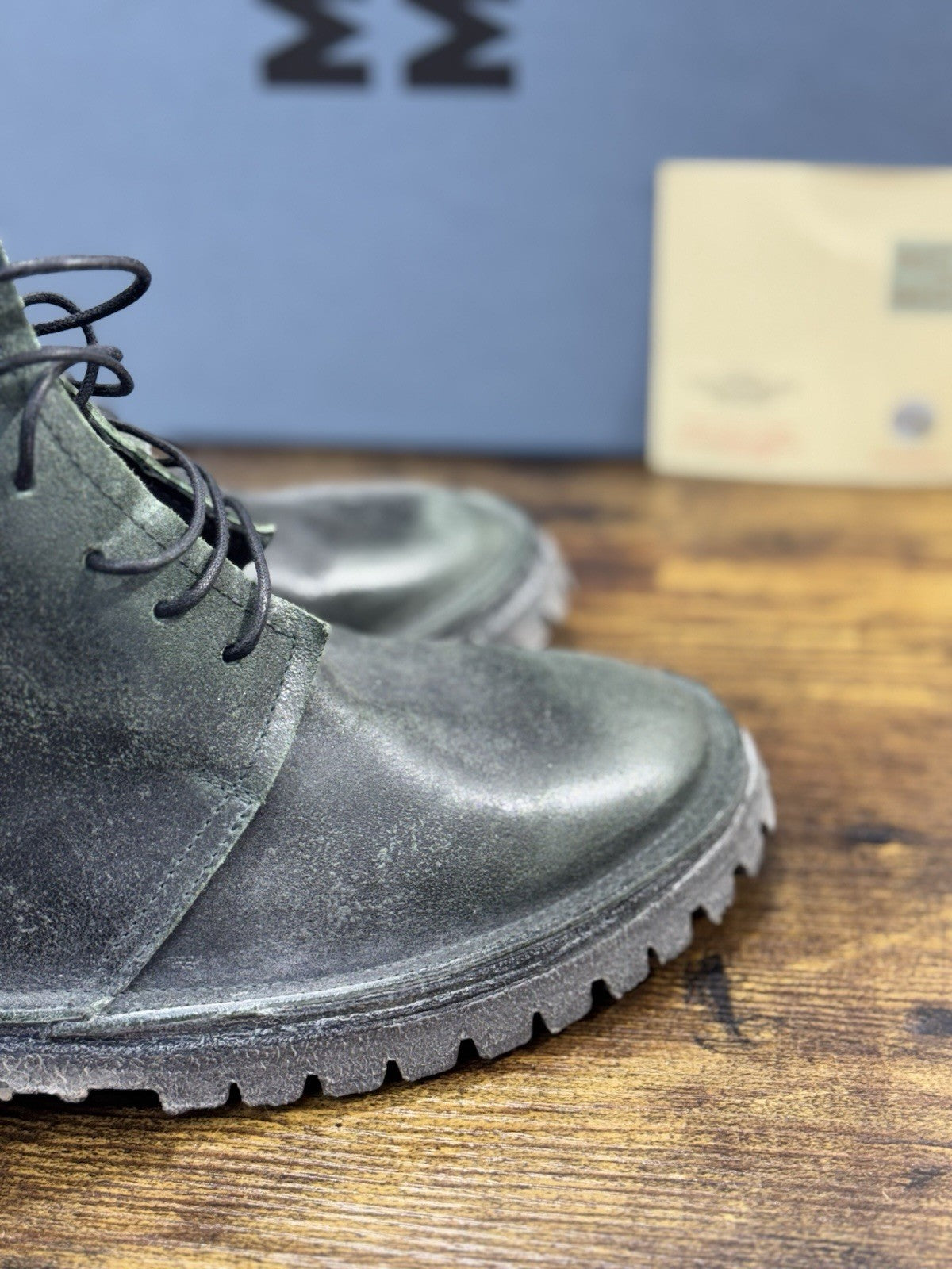 Moma Anfibio  Boot Verdone  Fatto A Mano In Italia Luxury Moma Boot Donna 41