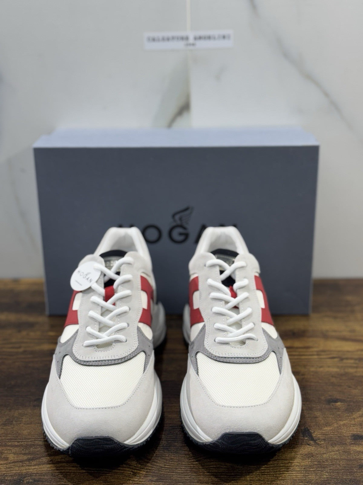 Hogan Interaction Allocciato Suede Bianco Memory Foam Hogan 44