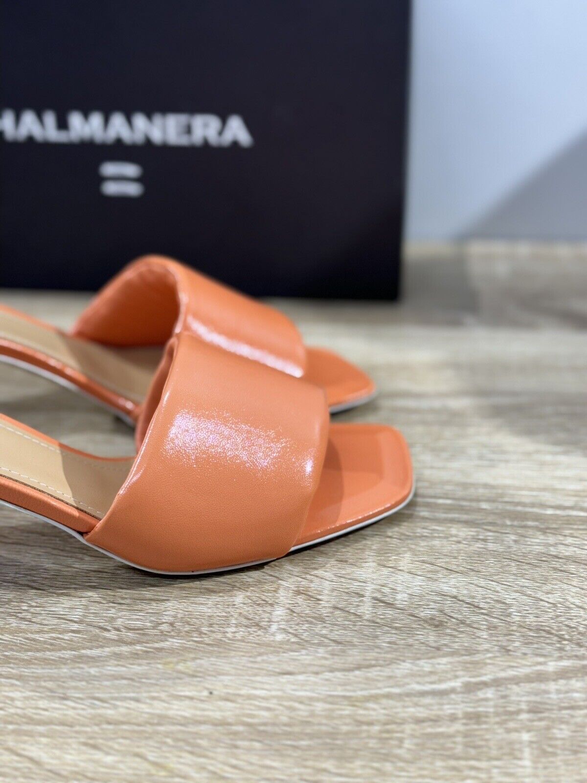 Halmanera Sandalo Donna Nara In Pelle Melone     Luxury Shoes 40