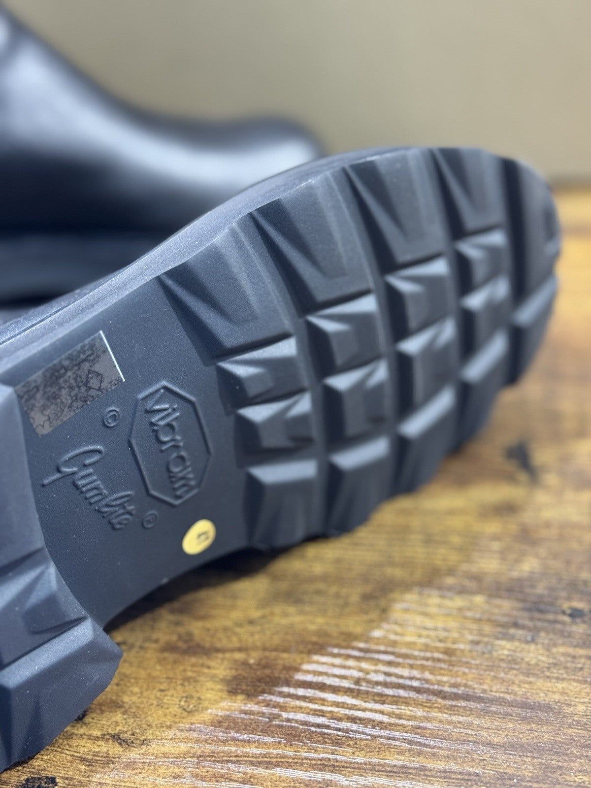 Pomme D’or Stivale  Boot  Pelle Nero Vibram Luxury Handmade Donna 41