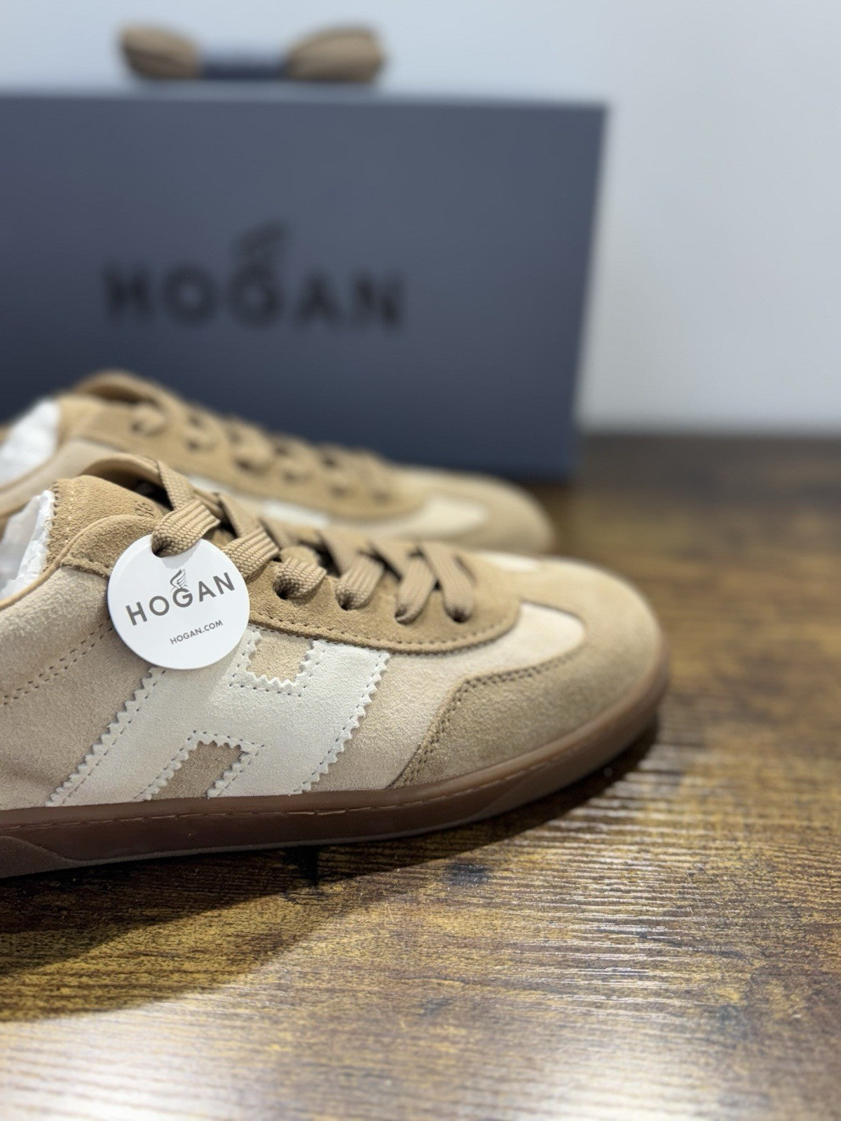 Hogan Cool Sneaker Suede Beige Casual Hogan Donna 37