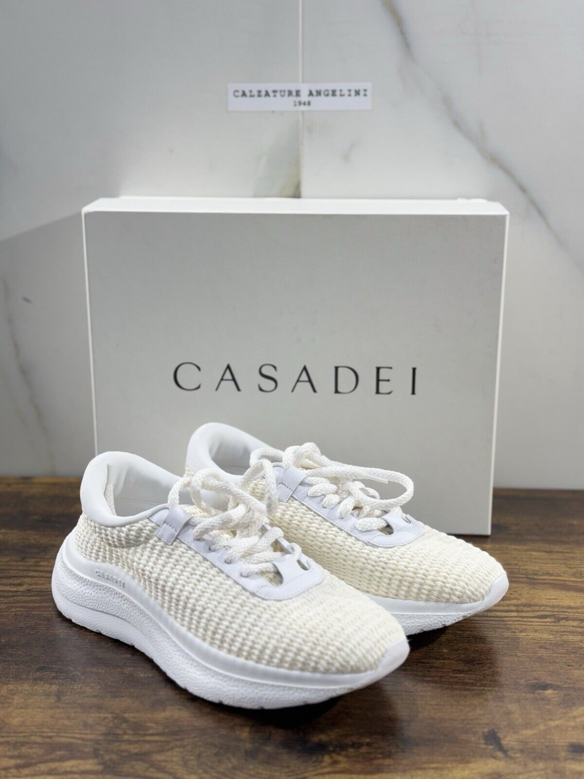 Casadei Mia Sneaker Bianca Luxury Casadei Woman Shoes Extra Light 36