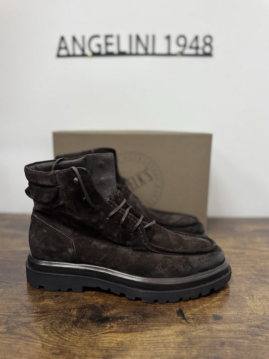 Pawelk’s Polacchino  Suede Marrone Mountain Boot    Casual Boot Uomo 43