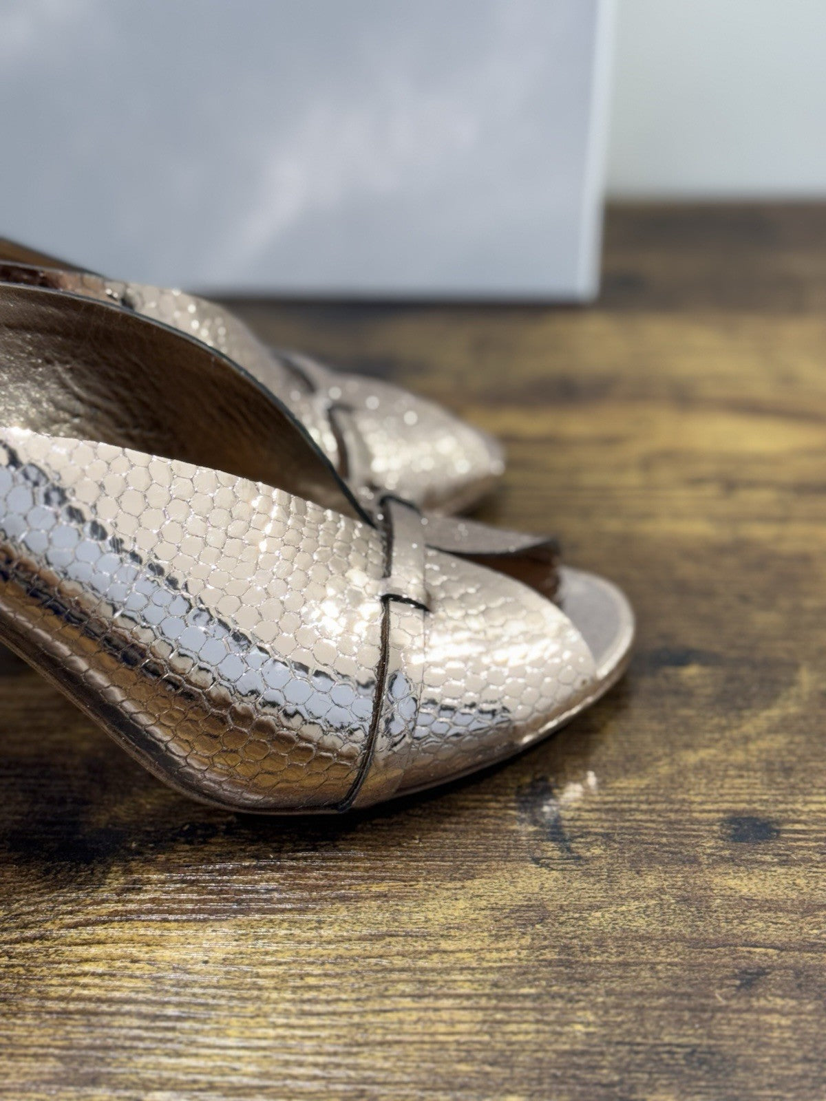 Del Carlo Sandalo    Pelle Nude   Luxury Made In Italy Sandal  Donna 41