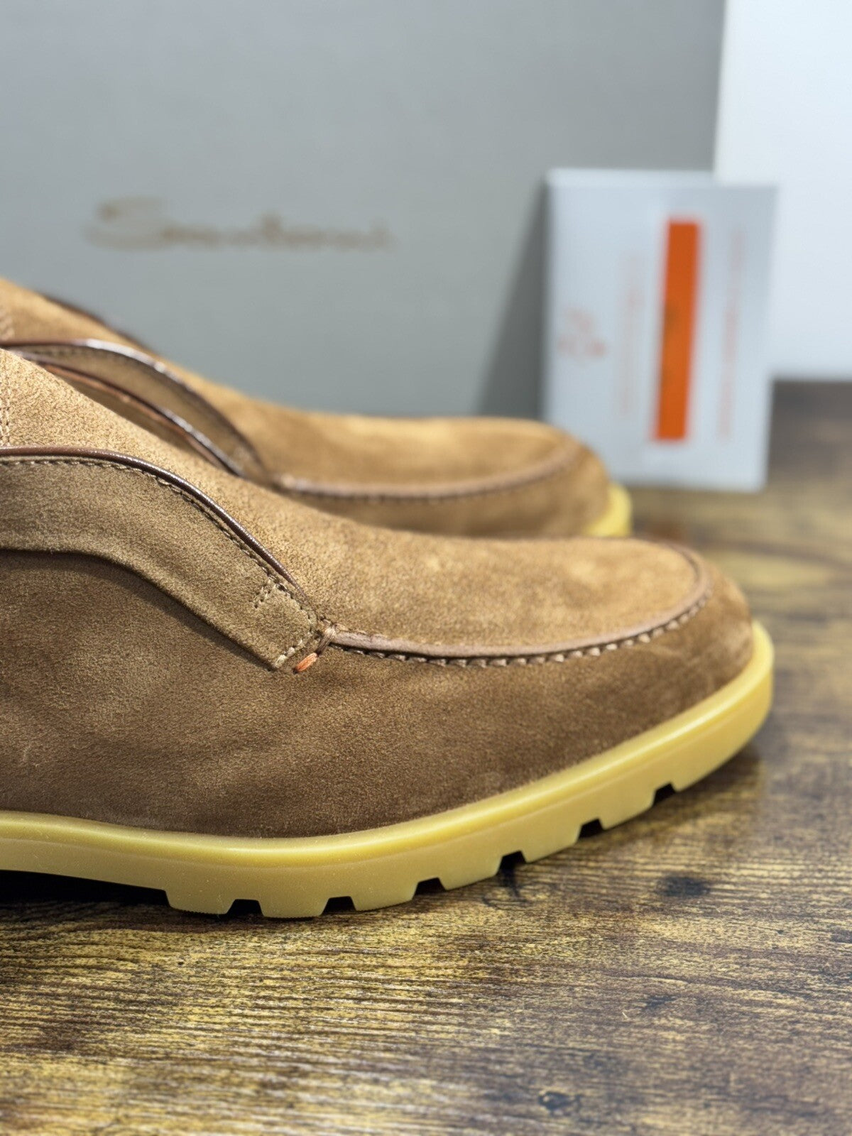 Santoni Scarpa Uomo Polacchino    Pelle  Open  Walk  Luxury Men Santoni 10