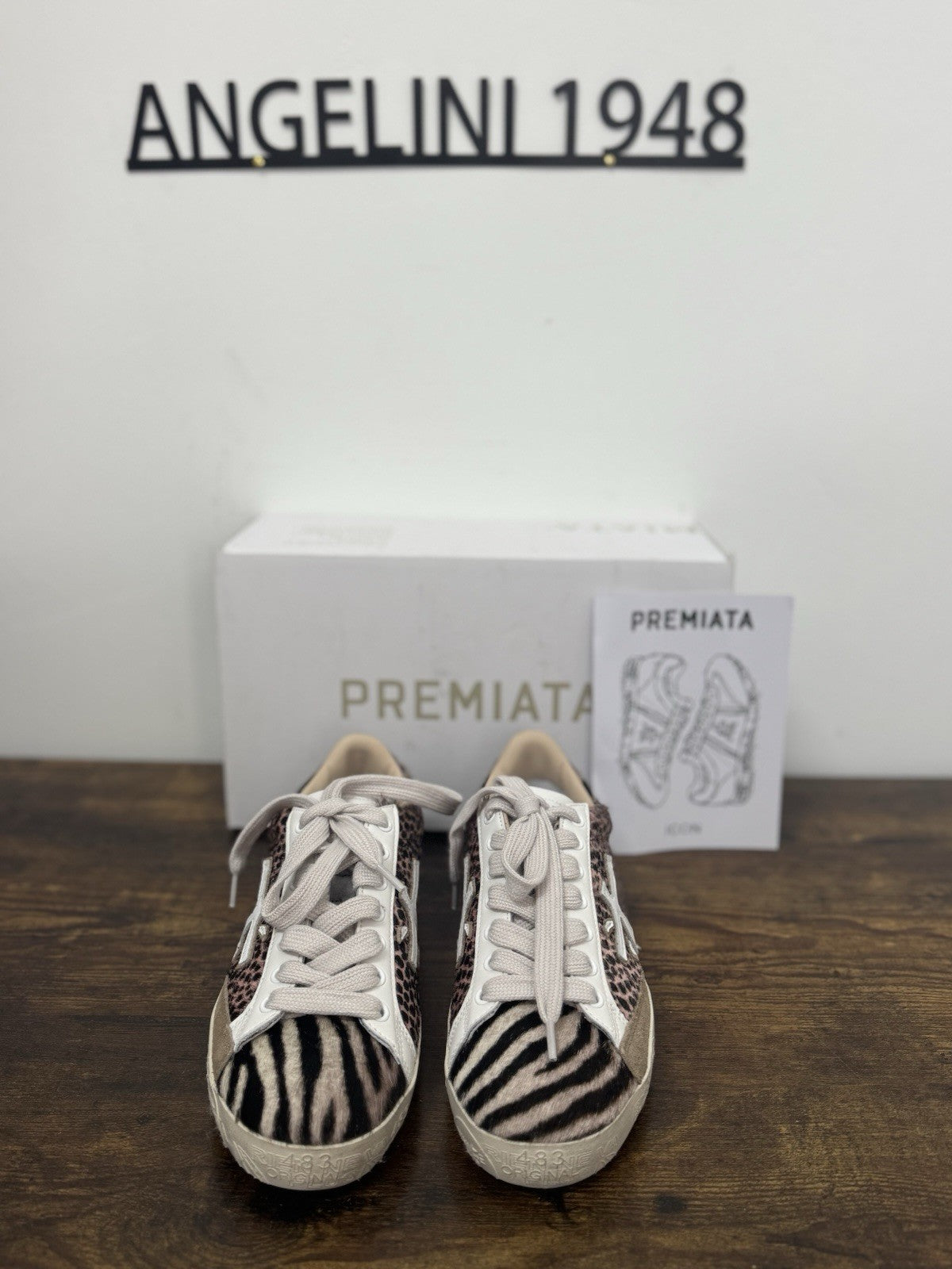 Premiata Steven   Sneaker Pelle Leopard     Casual Premiata Scarpa Donna 36