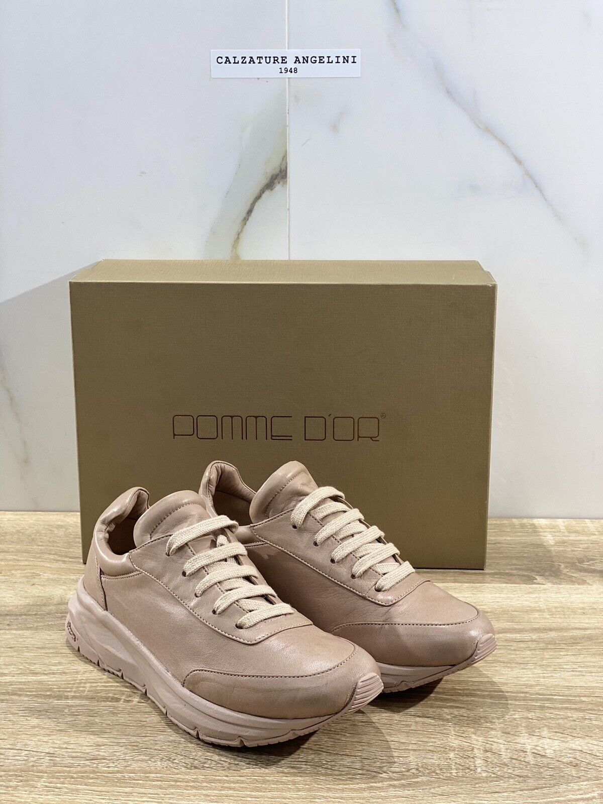 Pomme D’ Or Sneaker Donna Pelle Sand Super Soft Fondo Vibram 39