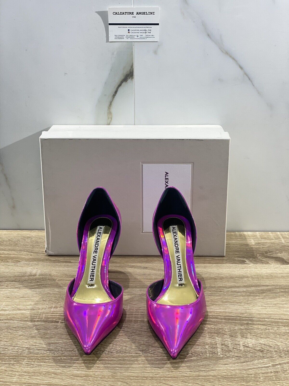 Alexandre Vauthier raquel 85 decollete’ donna fuxia luxury shoes 39