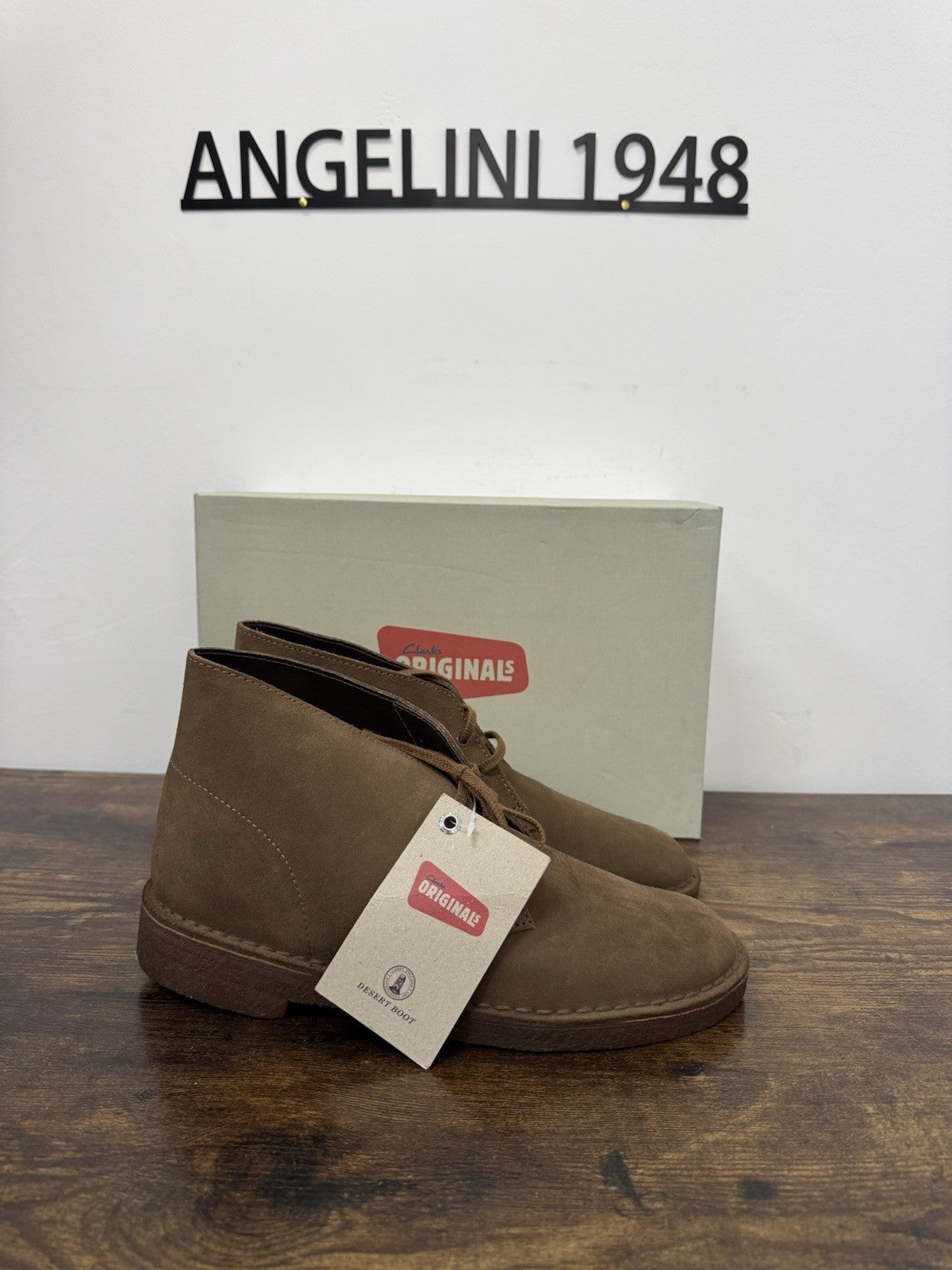 clarks desert boot Suede Nocciola Causal Uomo 40