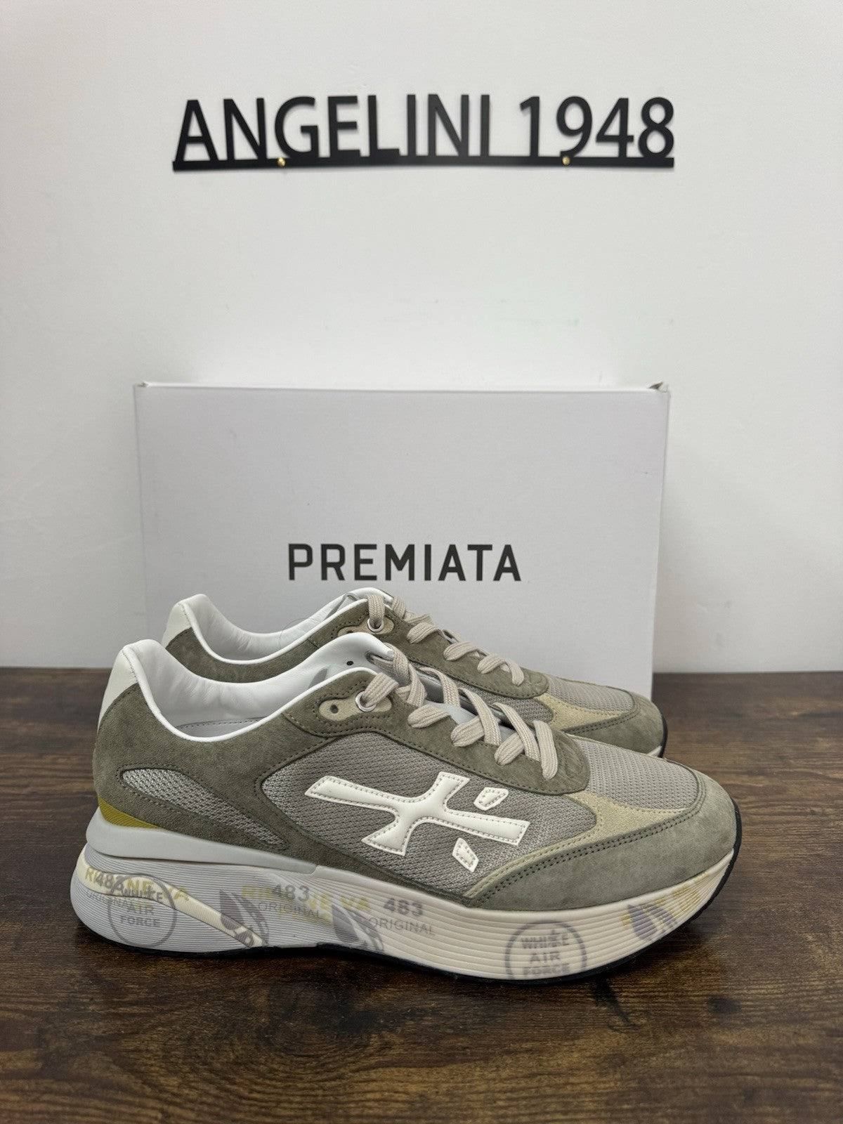 Premiata Moerun Sneaker Suede Verde Casual Premiata Uomo 43