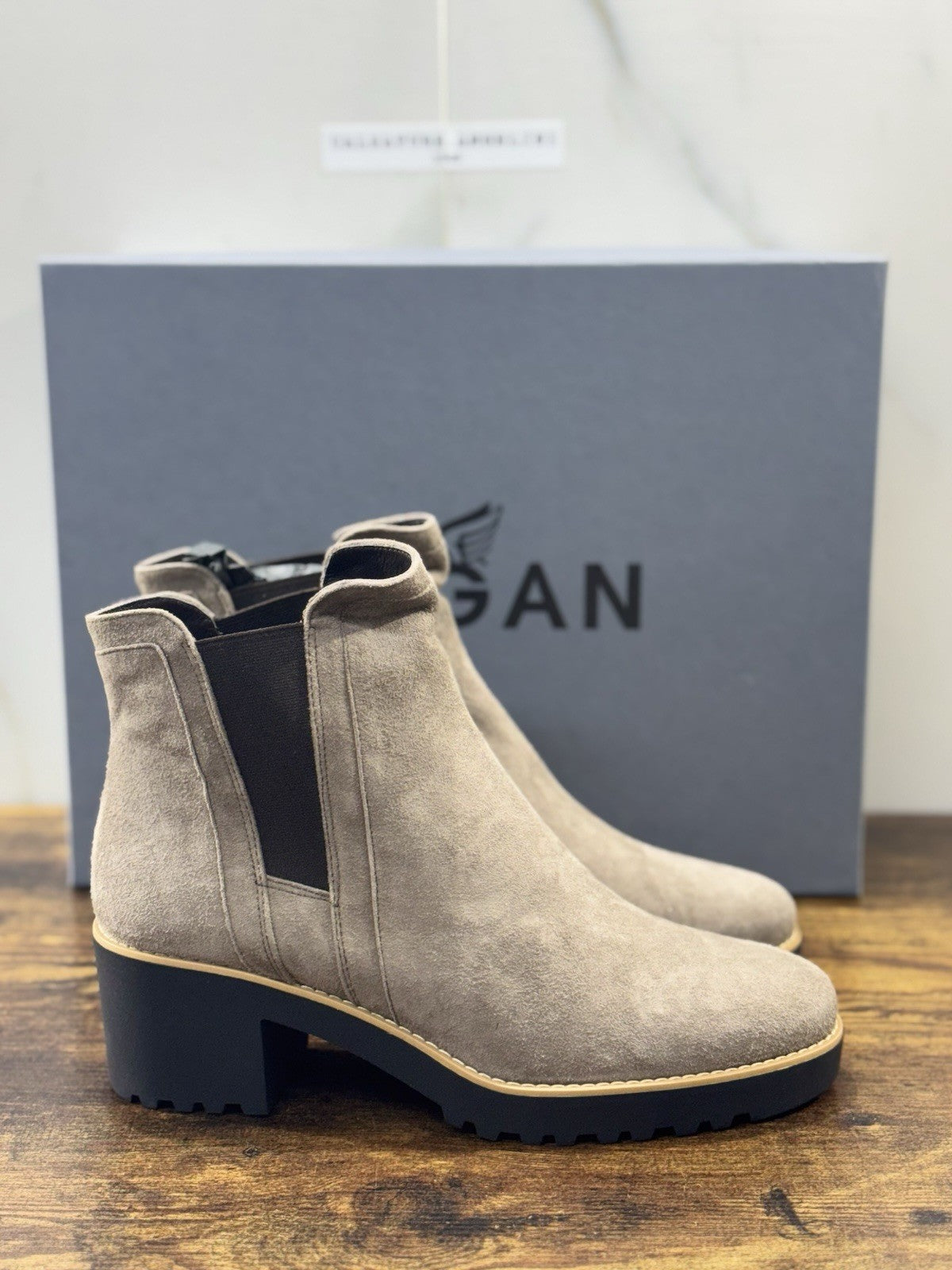 Hogan   Stivaletto  Suede Palude  Con Tacco  Winter Boot   Casual Hogan Donna 36