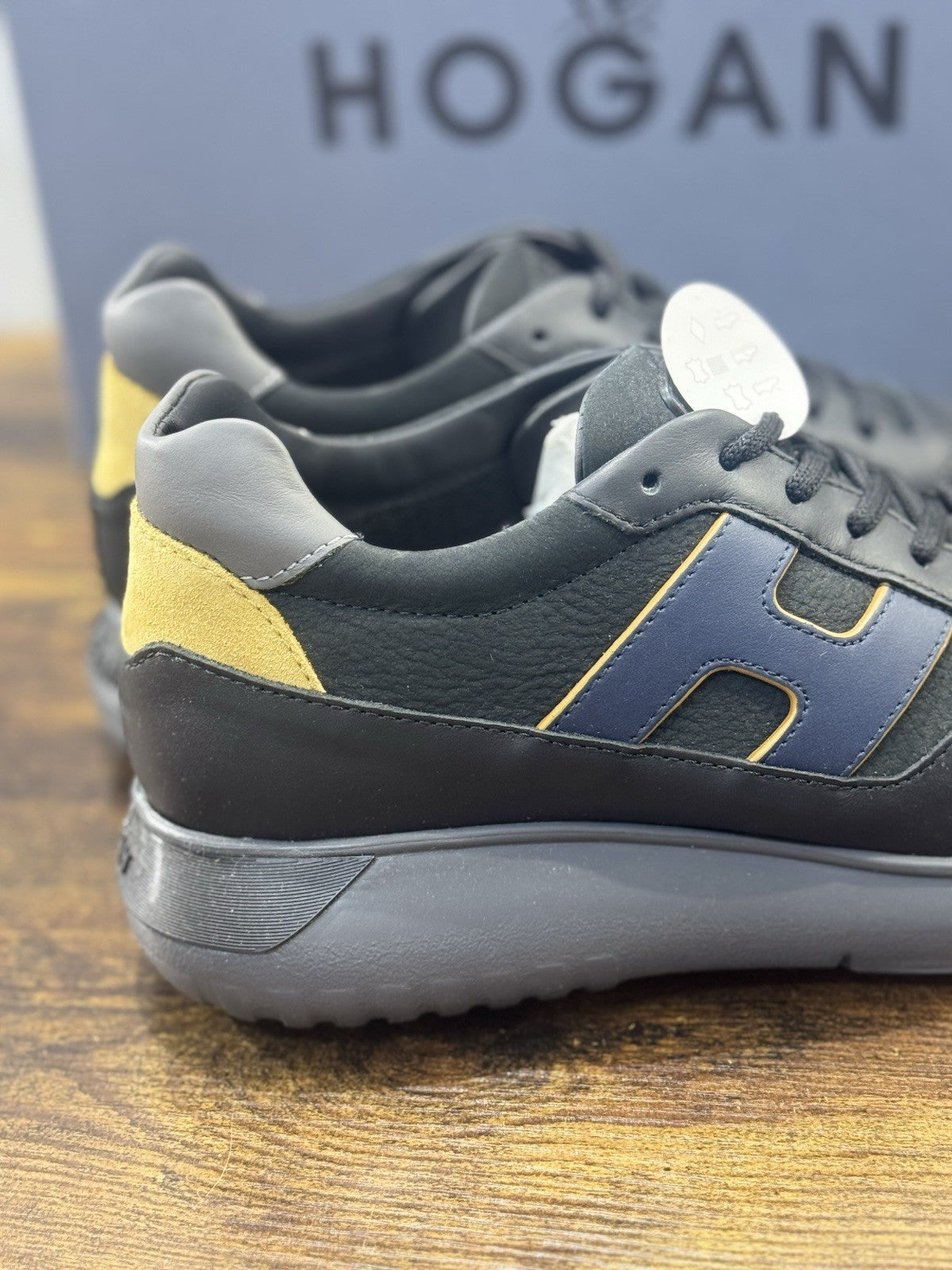 Hogan Interactive 3 Pelle Nero  Casual Hogan Uomo 44