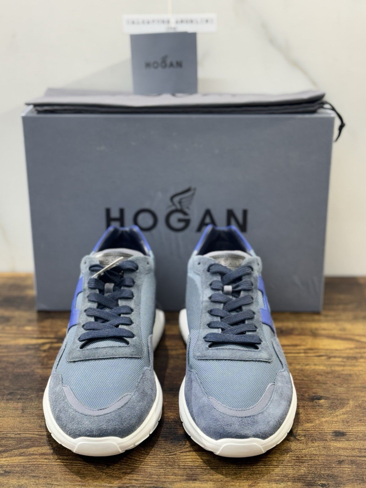 Hogan Interactive 3 Suede Blu Casual Hogan Uomo 44