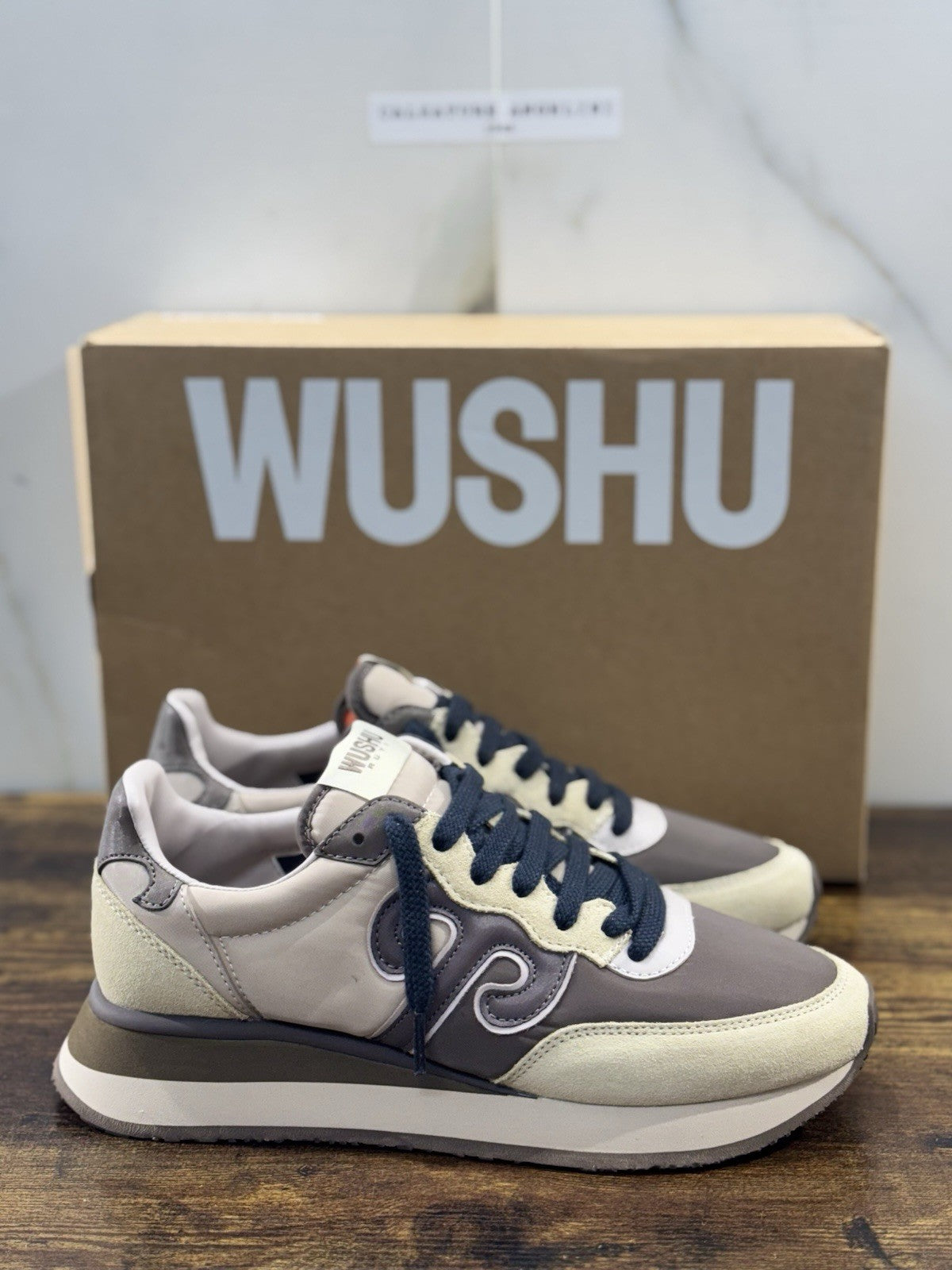 Wushu Ruyi Sneaker Uomo Casual Beige