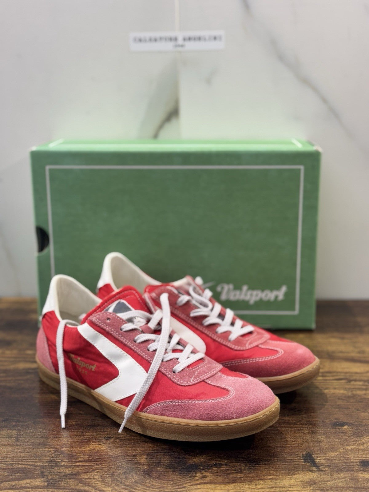 Valsport Montreal     Sneaker Pelle Rosso Casual  Uomo 40