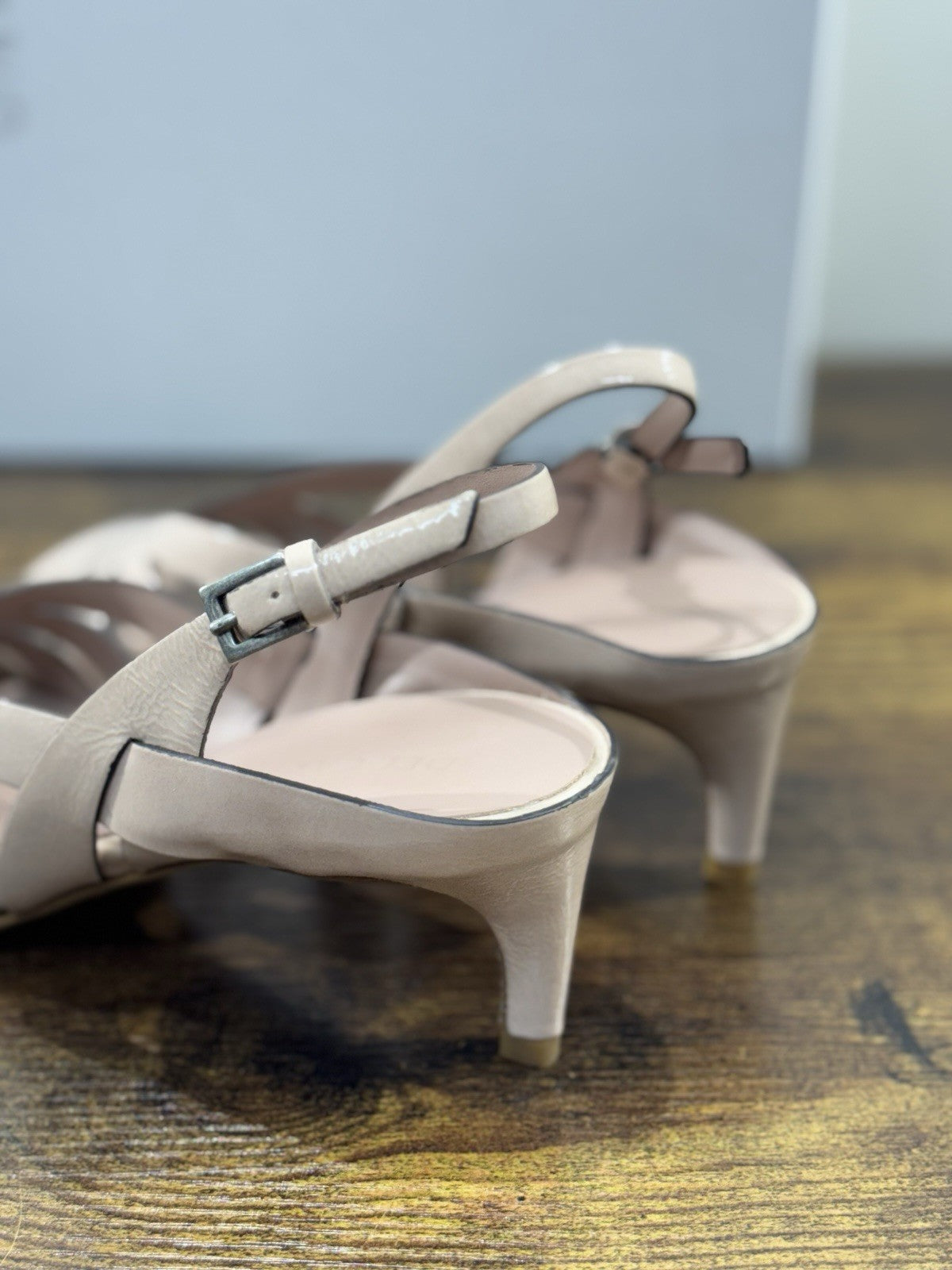 Del Carlo Sandalo    Pelle Nude   Luxury Made In Italy Sandal  Donna 41
