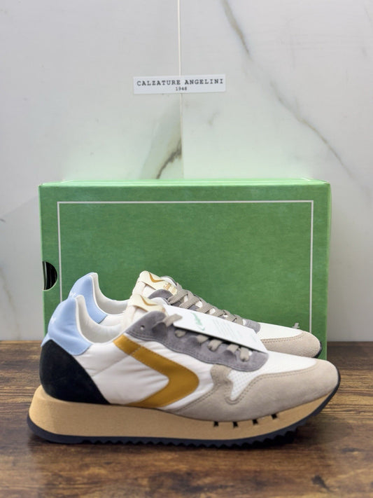 Valsport Magic  Heritage  Sneaker Suede Celeste Giallo  Casual  Uomo 44