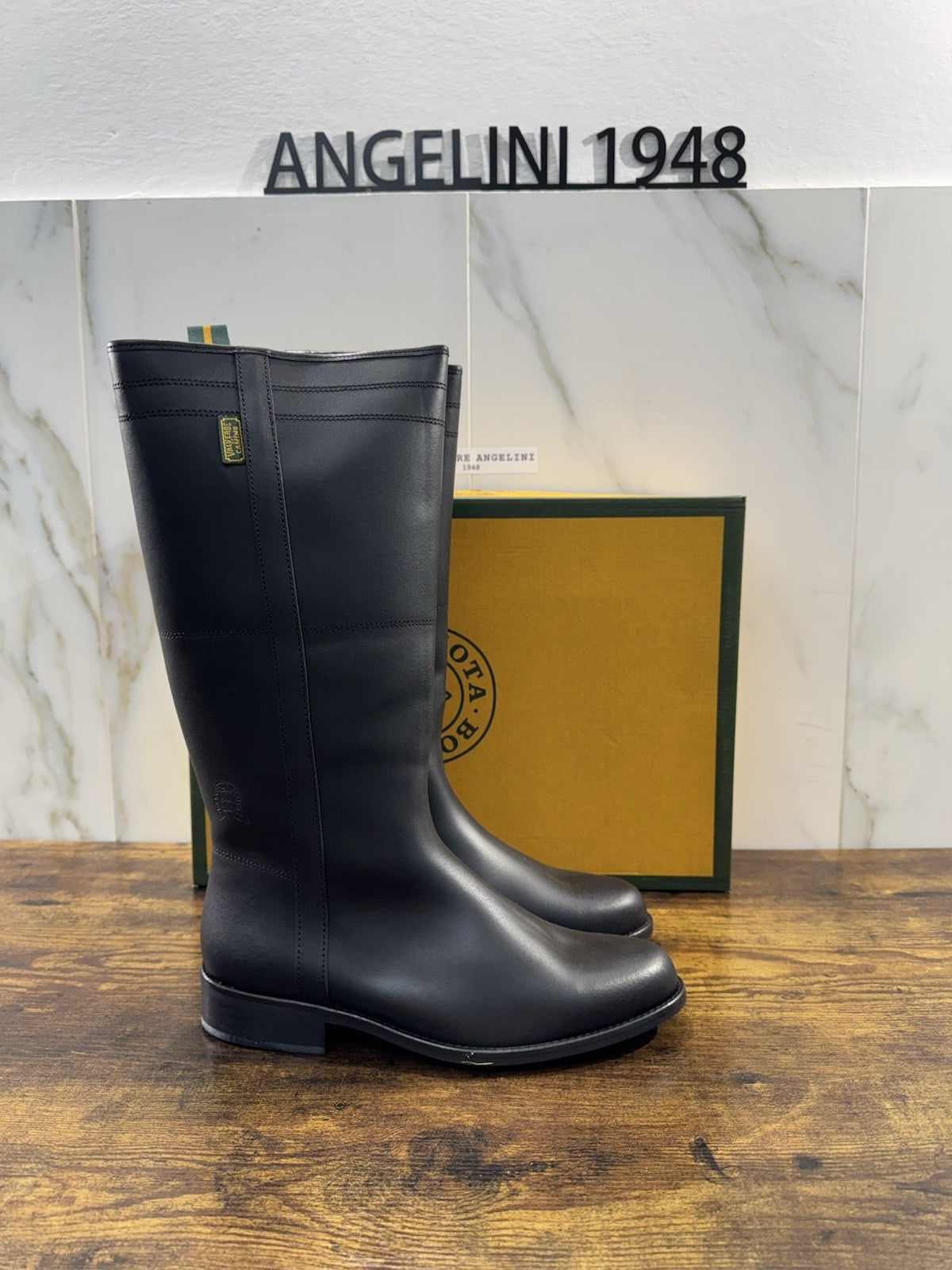 Dakota Boots Stivale Donna Cavallerizzo Pelle Nero  Top Quality 41
