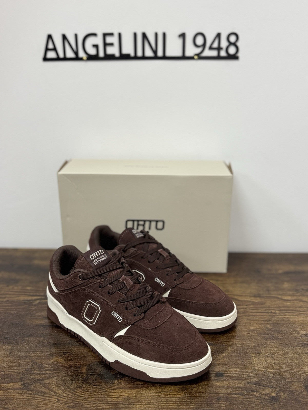 Orto Sneaker Eclipse Suede Marrone Casual Uomo 44