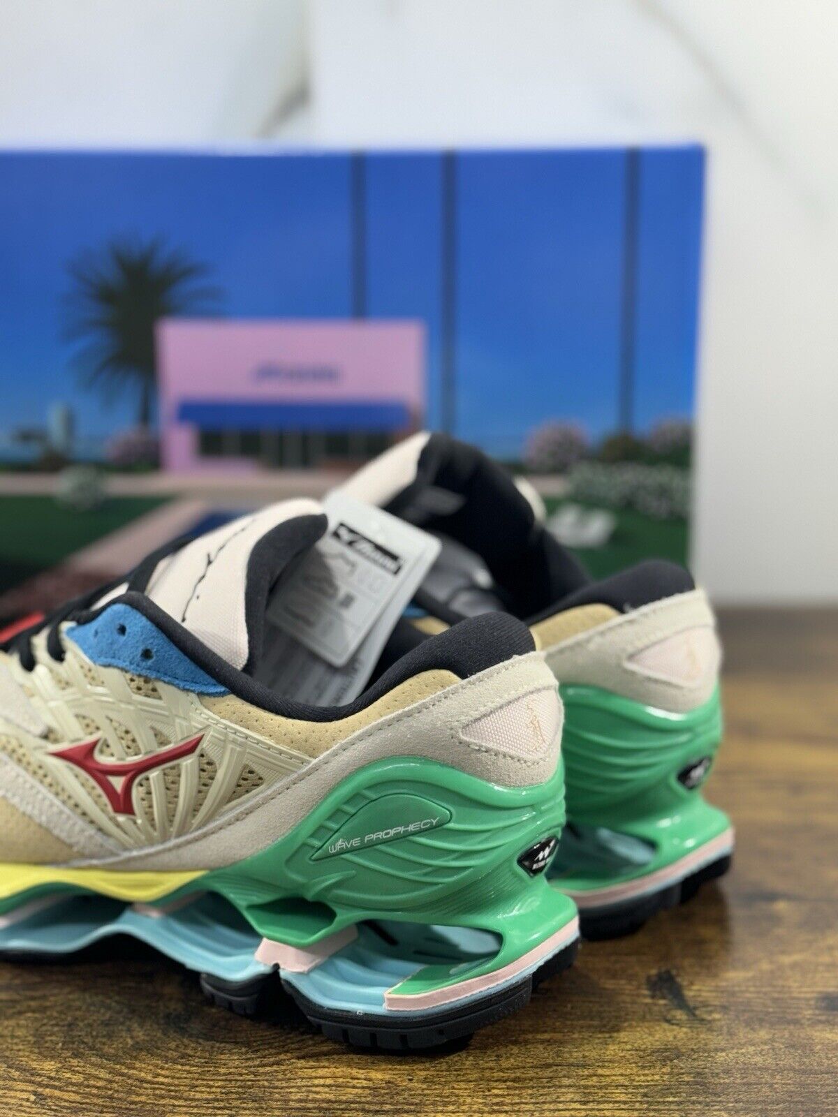 Mizuno Sneaker Uomo Wave Propecy LS Bianca  Hiroshi Nagai Casual 41