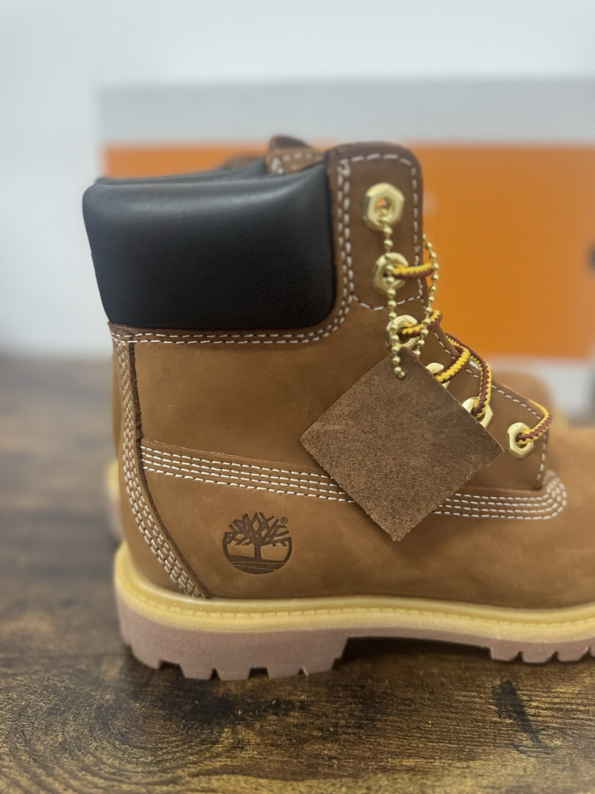 Timberland Icon Boot 6 In Lace Waterproof Pelle Brown Donna 37