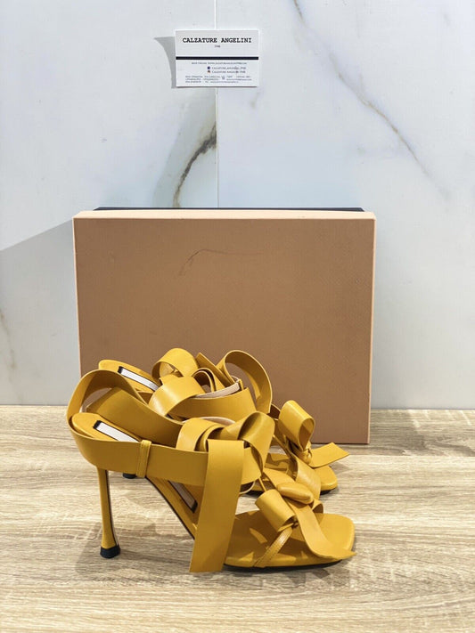 N 21 Sandalo donna pelle Giallo  luxury woman sandal 38