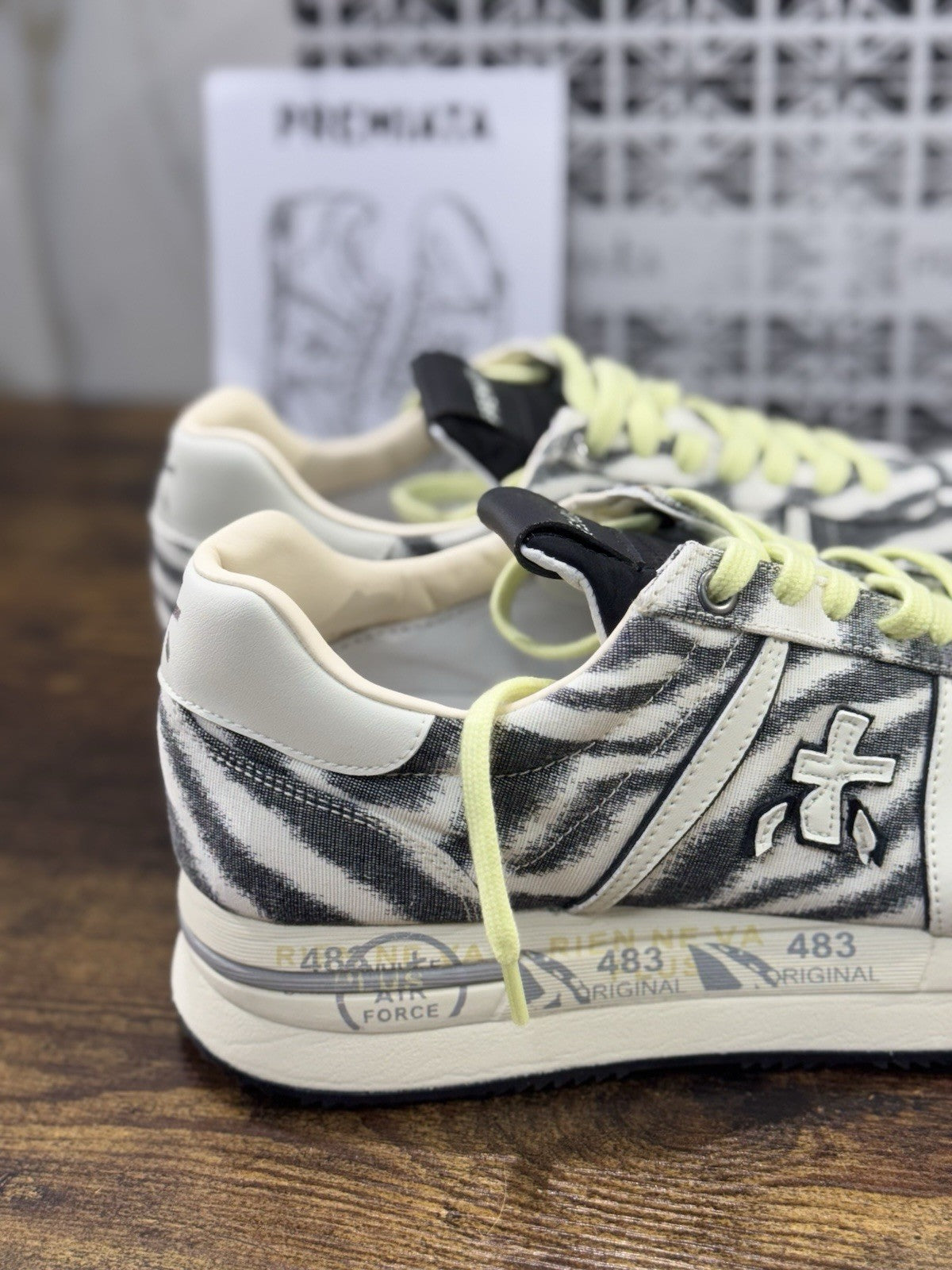 Premiata Conny  Sneaker Zebrata  Casual Premiata Scarpa Donna 41