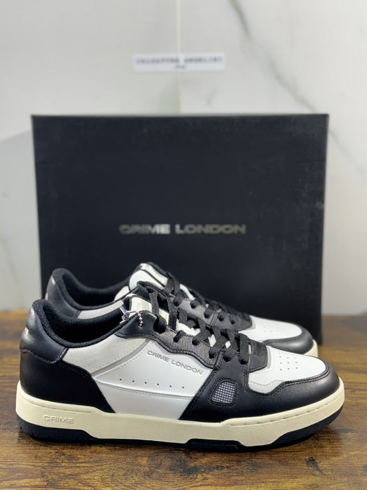 Crime London Sneaker Uomo Off Court OG Bianca       Pelle  Casual Men Shoes 43