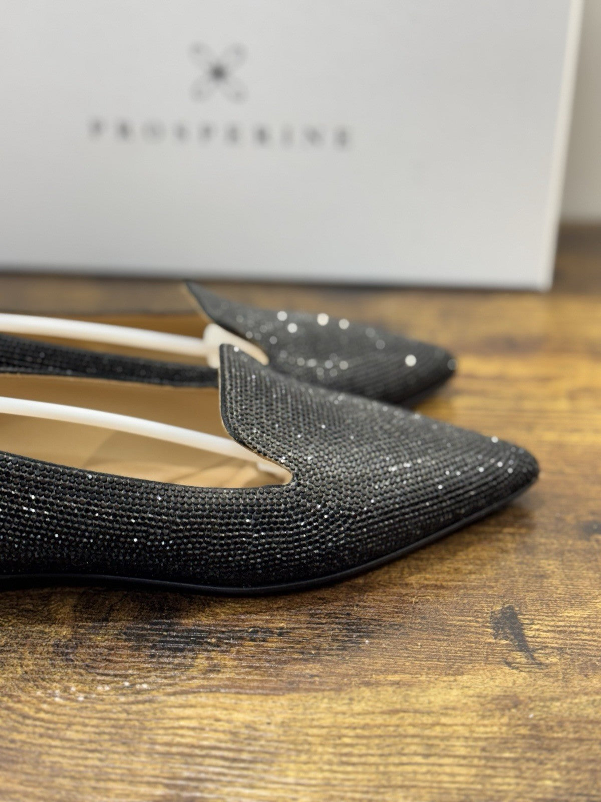 Prosperine Ballerina Crystal Nero Casual Donna 36
