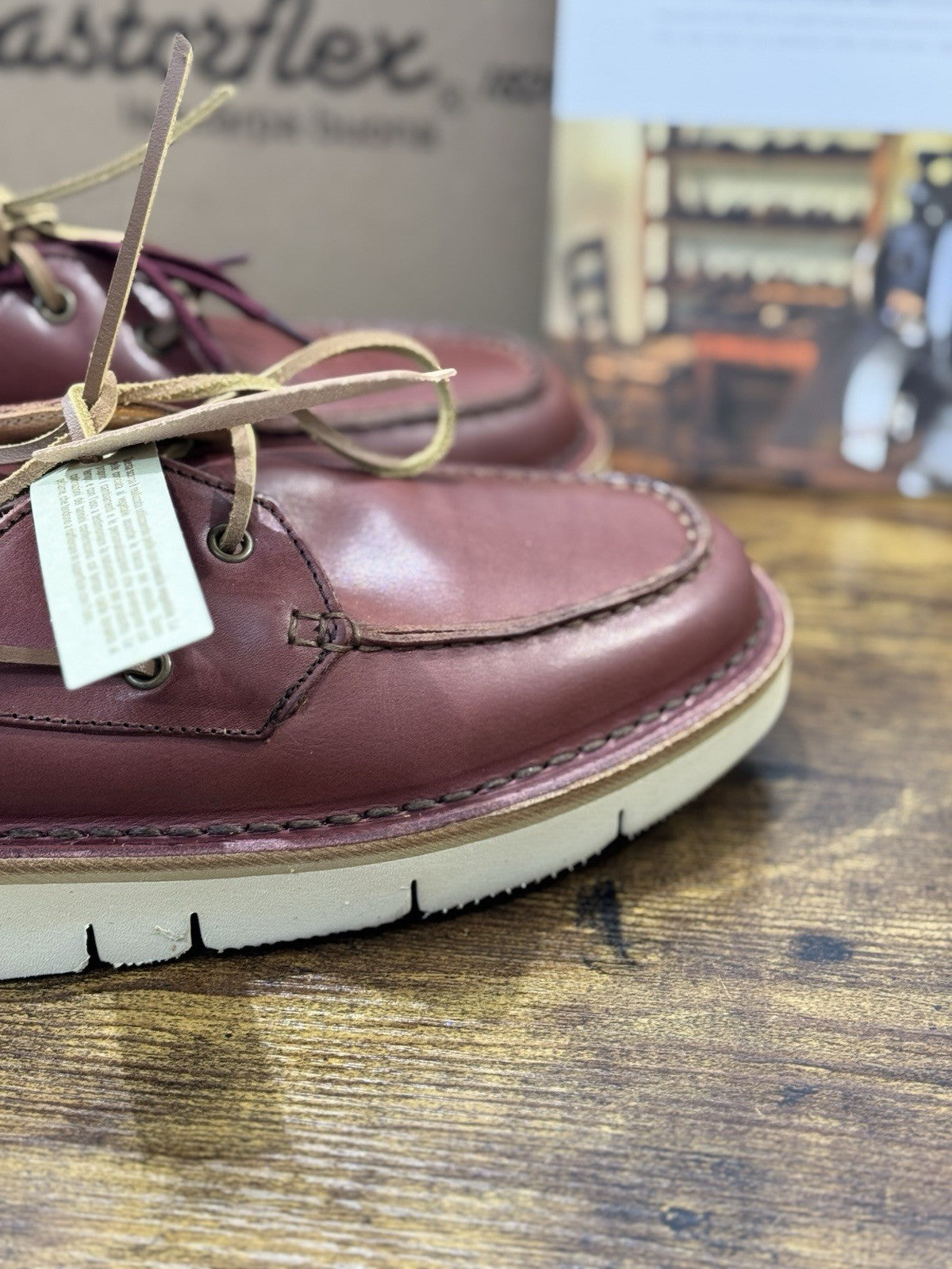 Astorflex Boatflex   Scarpa Pelle Dark Wine Casual Uomo 41