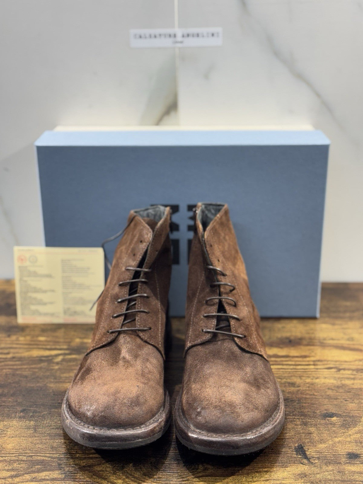 Moma Polacco Uomo Suede Testa Moro Casual Boot Men Moma 42.5