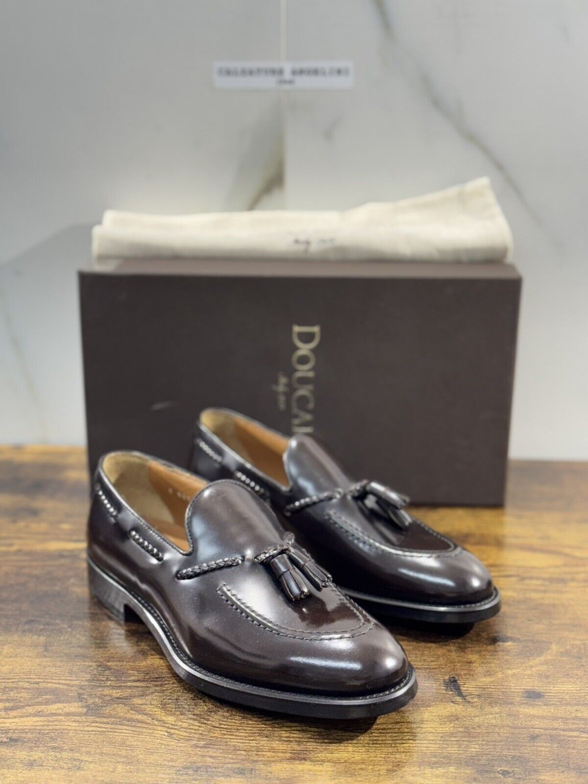 Doucal’s Scarpa Uomo Mocassino Nappine Marrone   Luxury Men Doucal’s Shoes 39