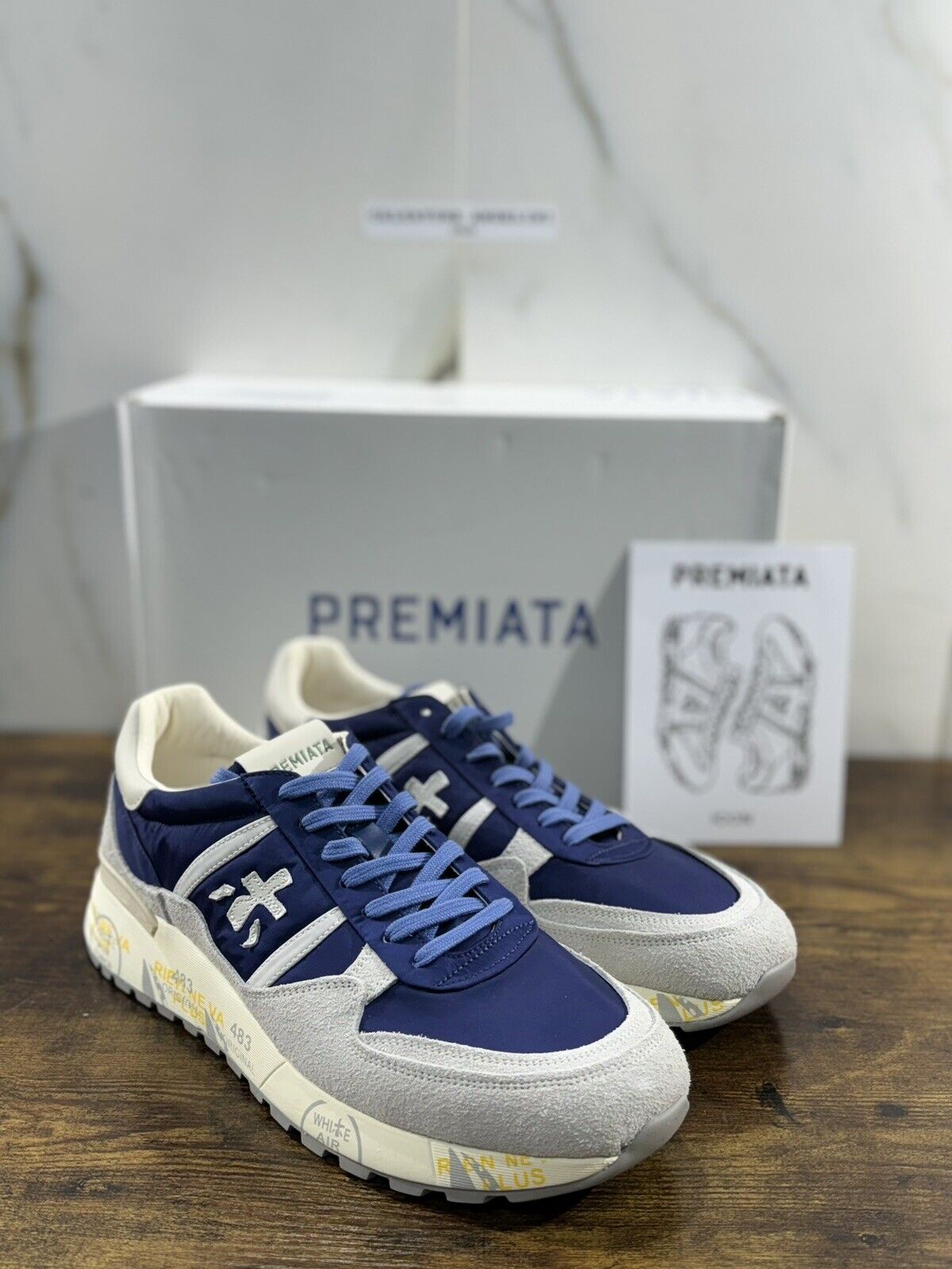 Premiata scarpe uomo blu best sale